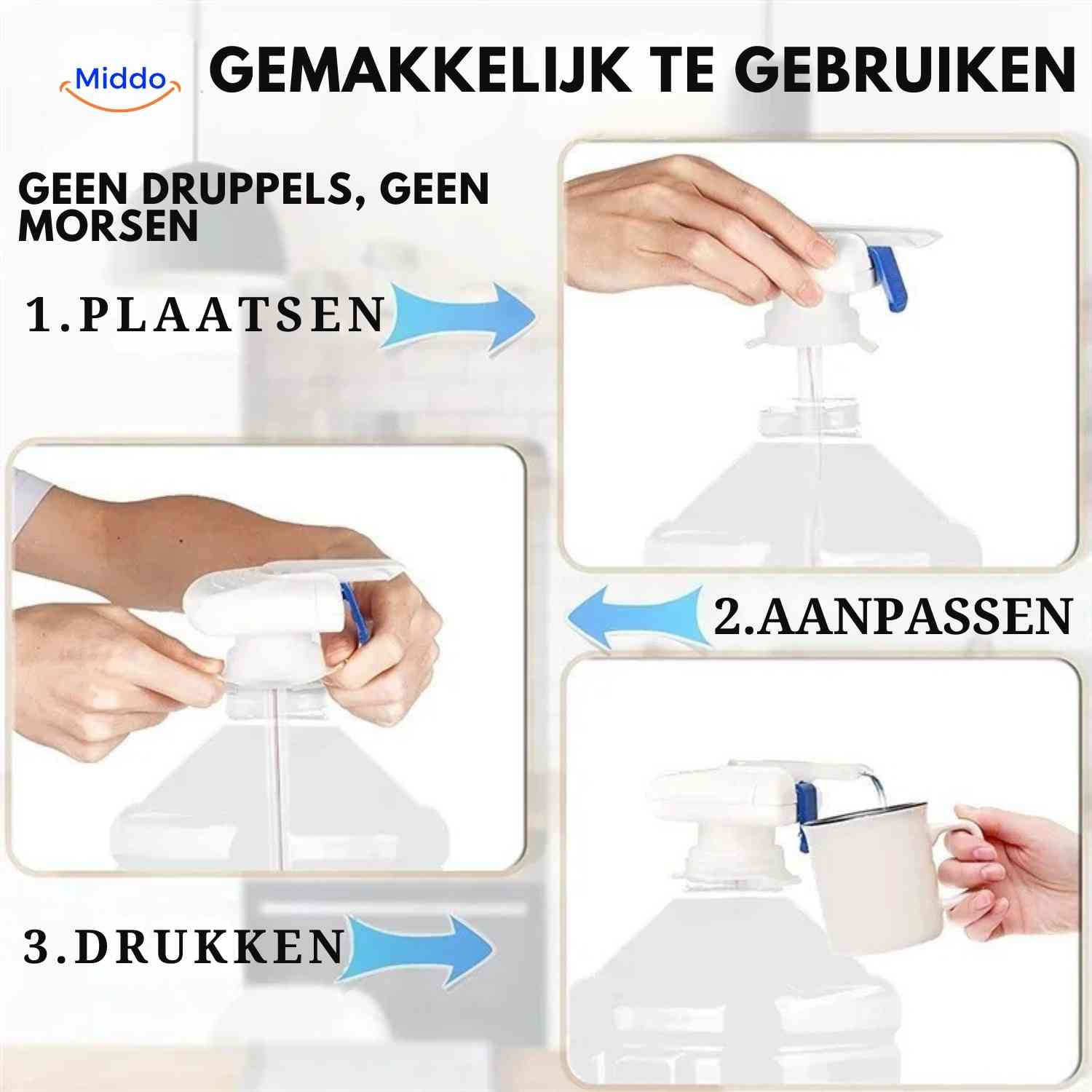 Aquapress™ Waterpomp | Automatisch, Draagbaar & Gemakkelijk in Gebruik