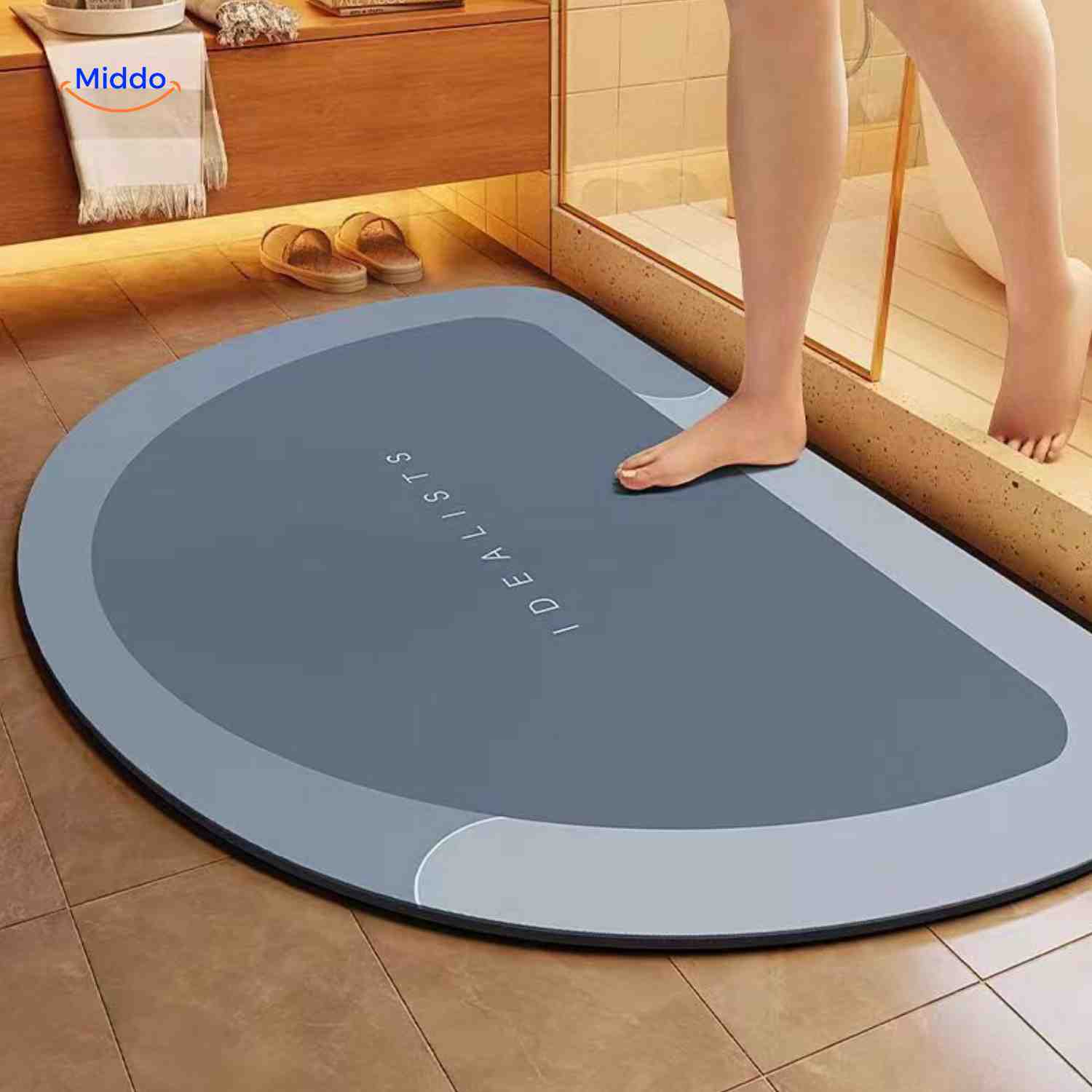 Aquastep™ Badmat | Sneldrogend, Antislip en Waterabsorberend