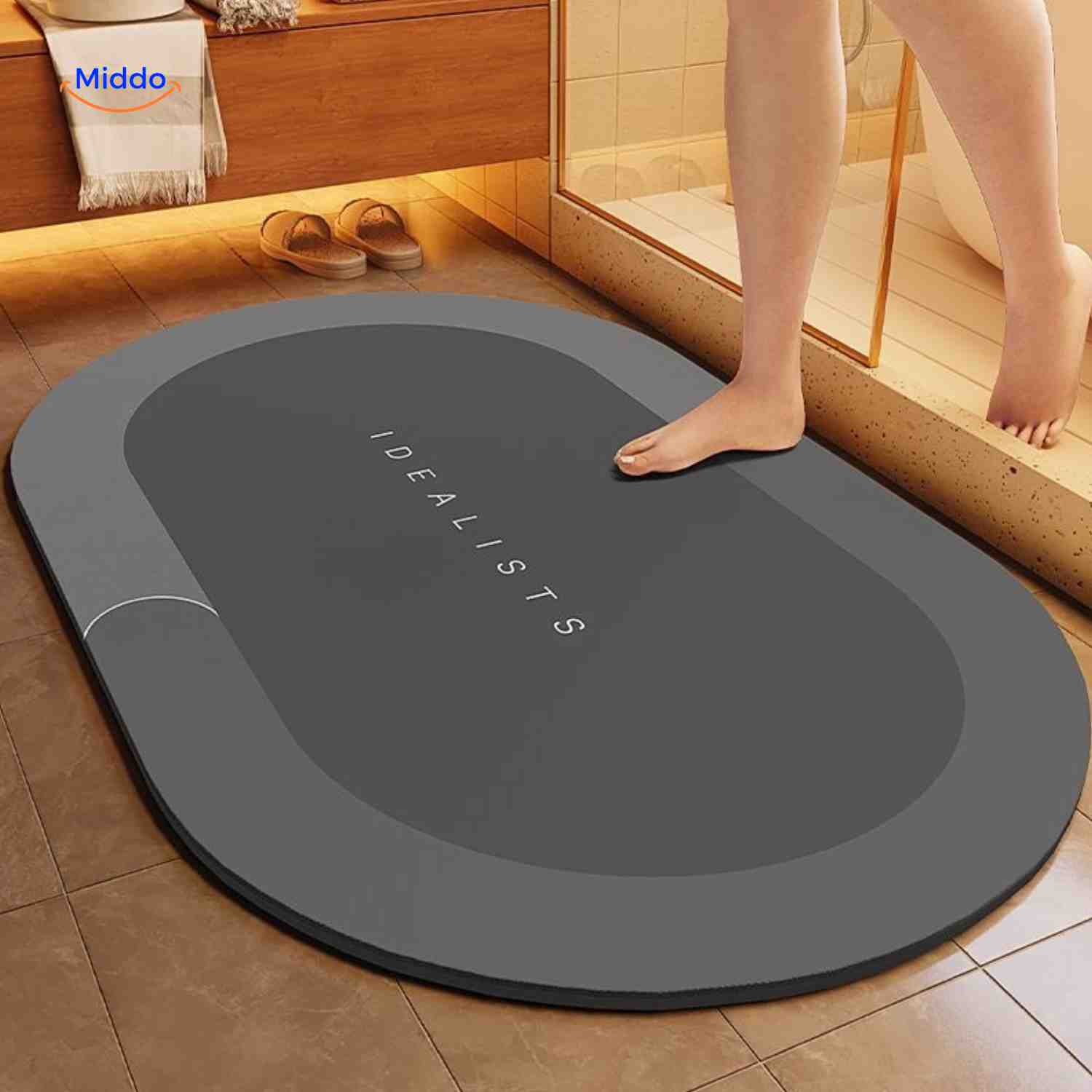 Aquastep™ Badmat | Sneldrogend, Antislip en Waterabsorberend