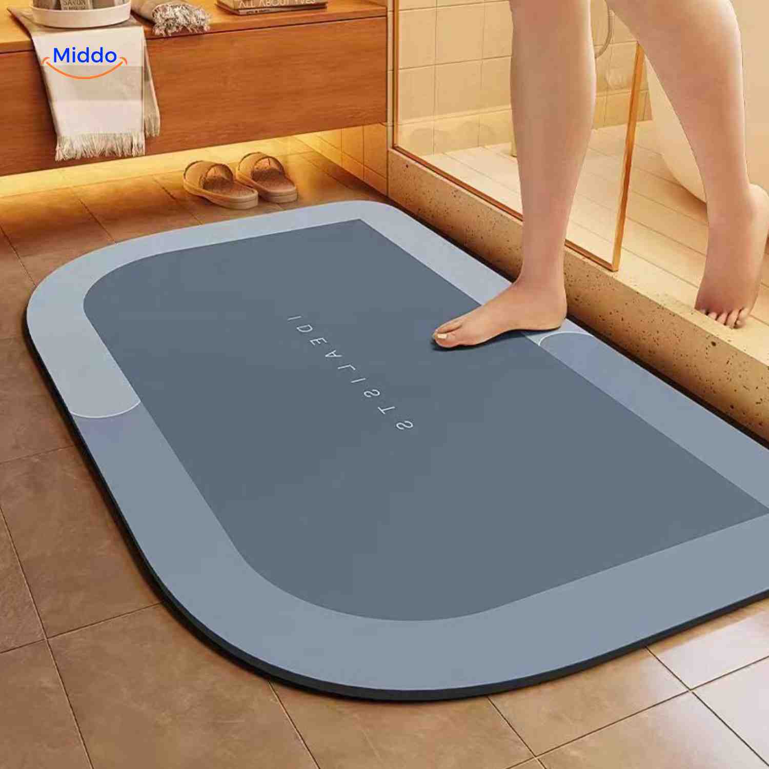 Aquastep™ Badmat | Sneldrogend, Antislip en Waterabsorberend