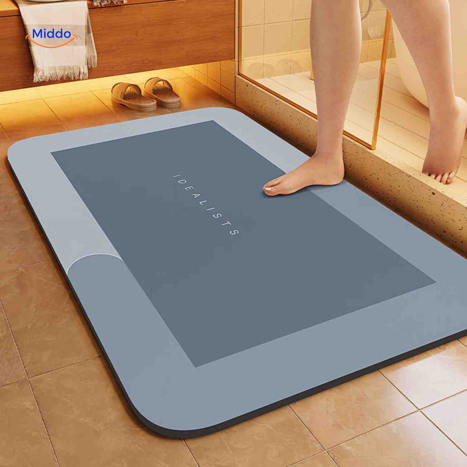Aquastep™ Badmat | Sneldrogend, Antislip en Waterabsorberend