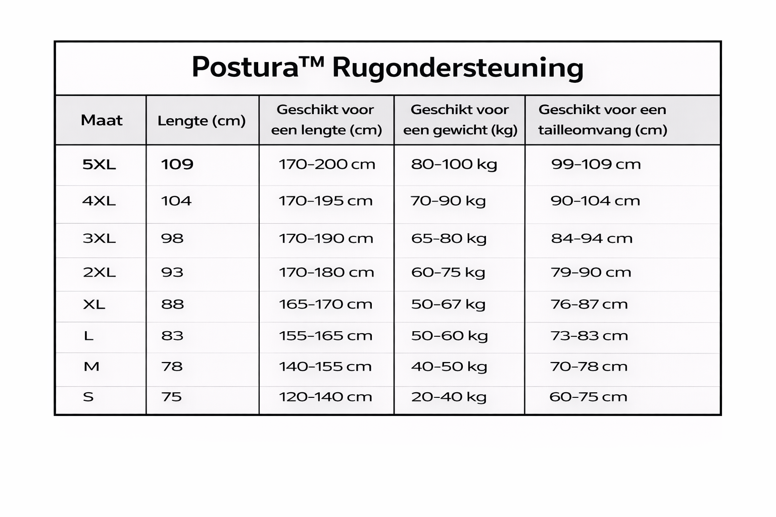 Postura™ Rugondersteuning 2.0 – Voor een Rechtere Houding & Comfortabele Rugsteun
