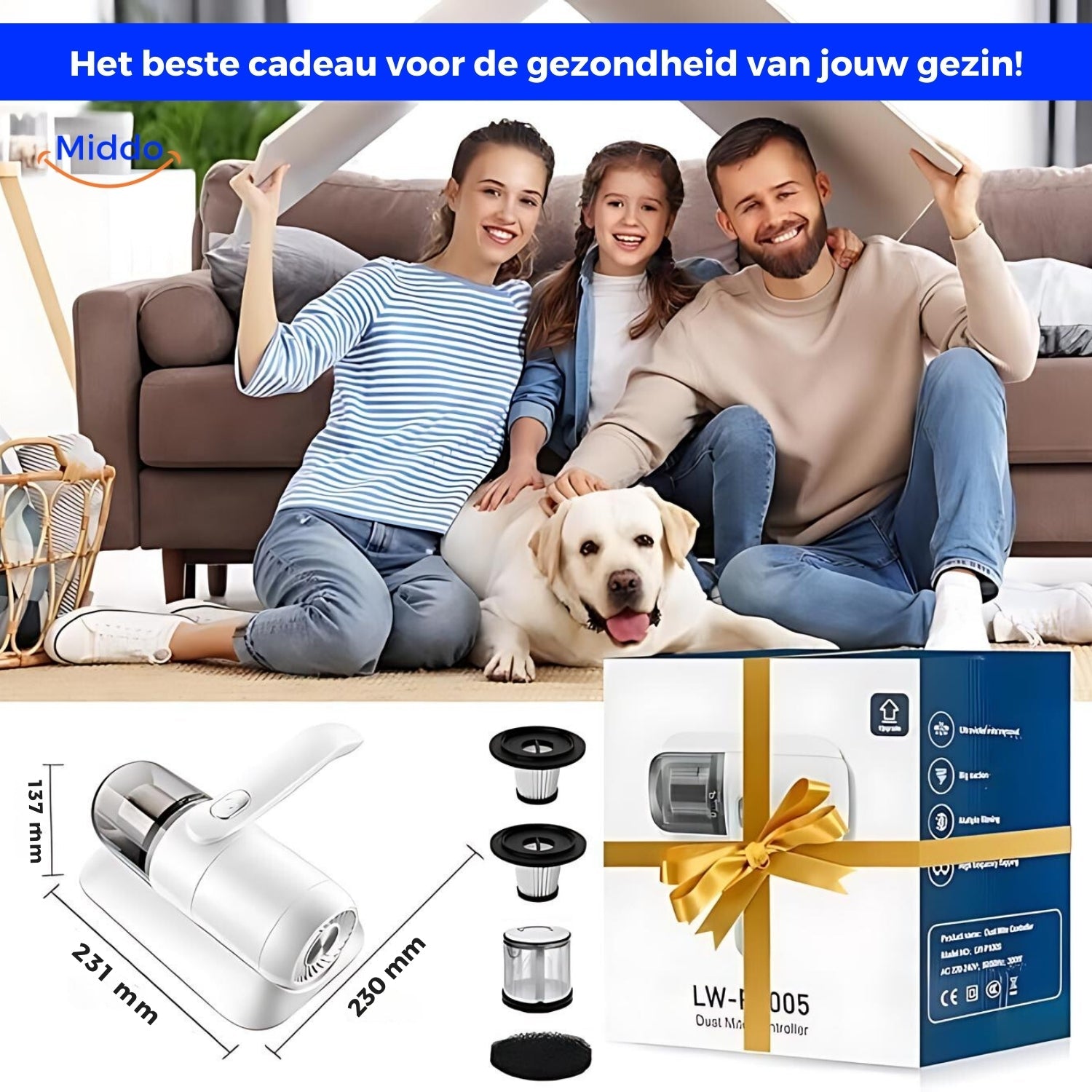 Matrasstofzuiger Pro | Diepe Reiniging Tegen Huisstofmijt en Allergenen