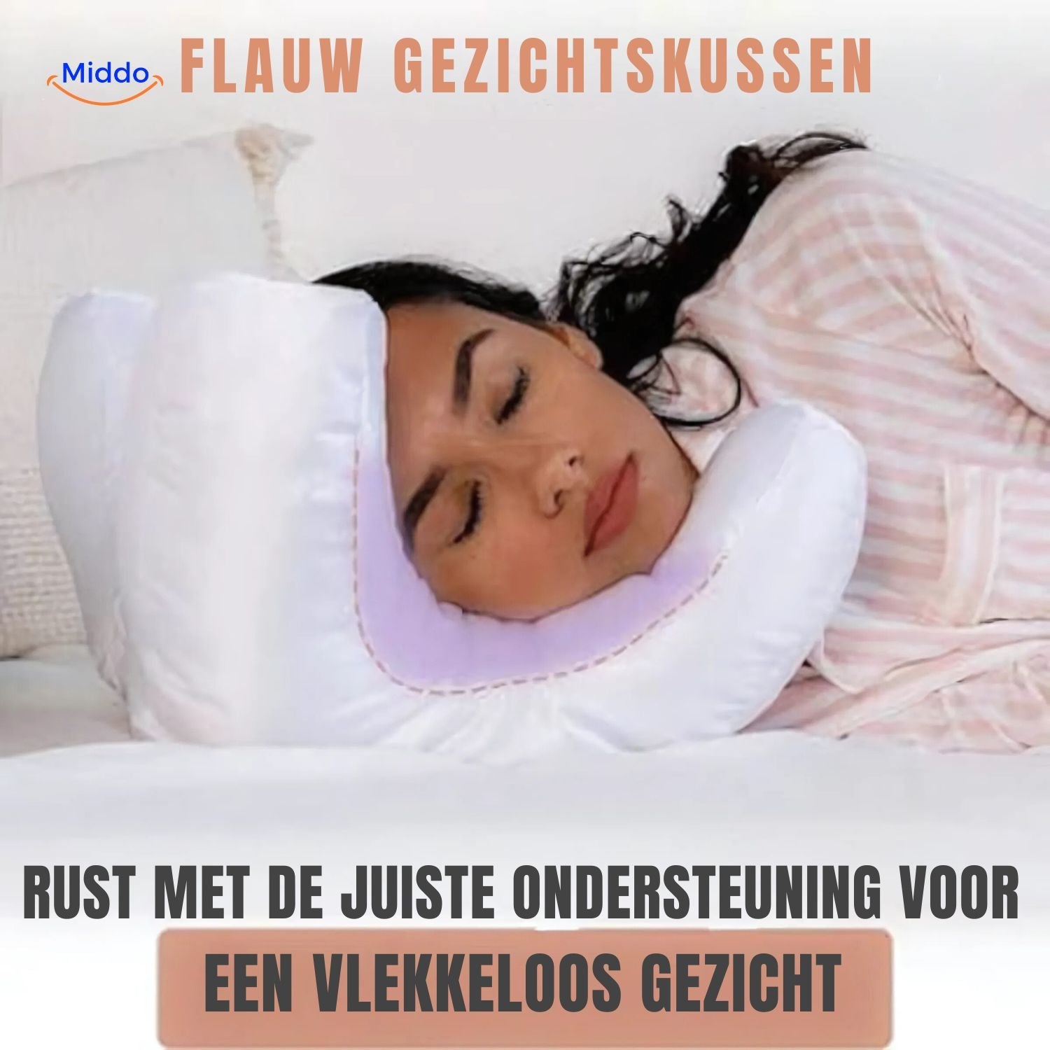 Glow™ Kussen | Anti-Rimpel Comfort voor een Stralende Huid!