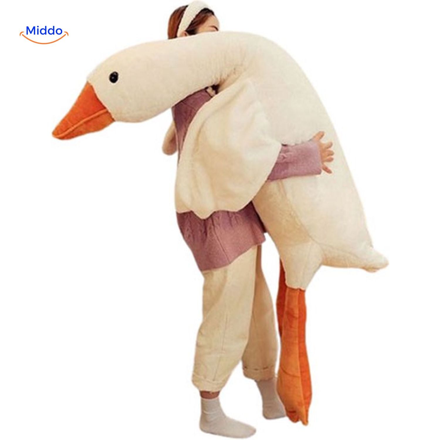 Goosy™ Kussen | Superzachte Grote Witte Gans, Perfecte Slaapgenoot!