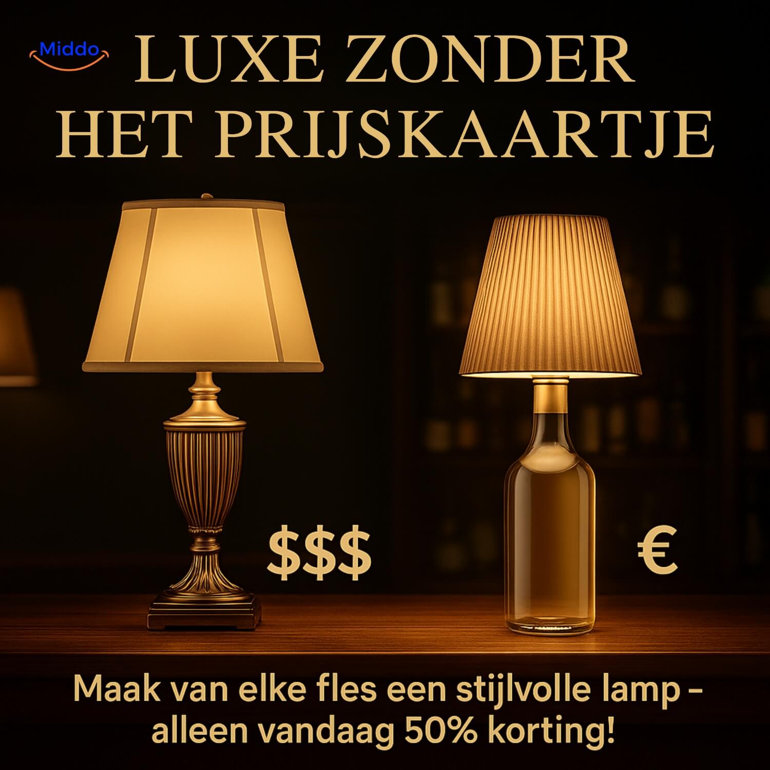 LumaVino™ Wijnlamp – Maak van Elke Fles een Betoverende Lichtbron!