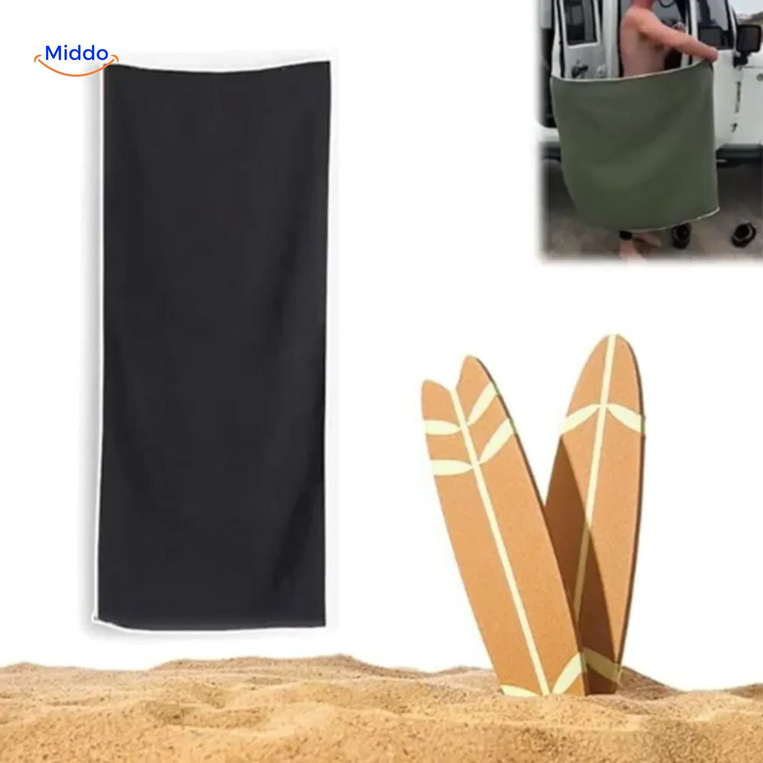 MagnaTowel™ Strand | Ultra-Absorberend, Sneldrogend & Magnetisch Ontwerp!