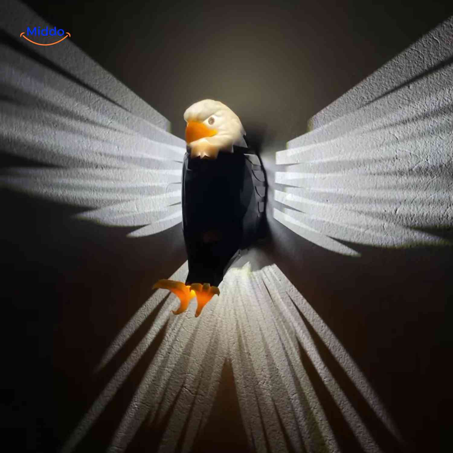 EagleGlow™ Wandlamp | Lichtrend Projectie, Dimbaar & Uniek Design