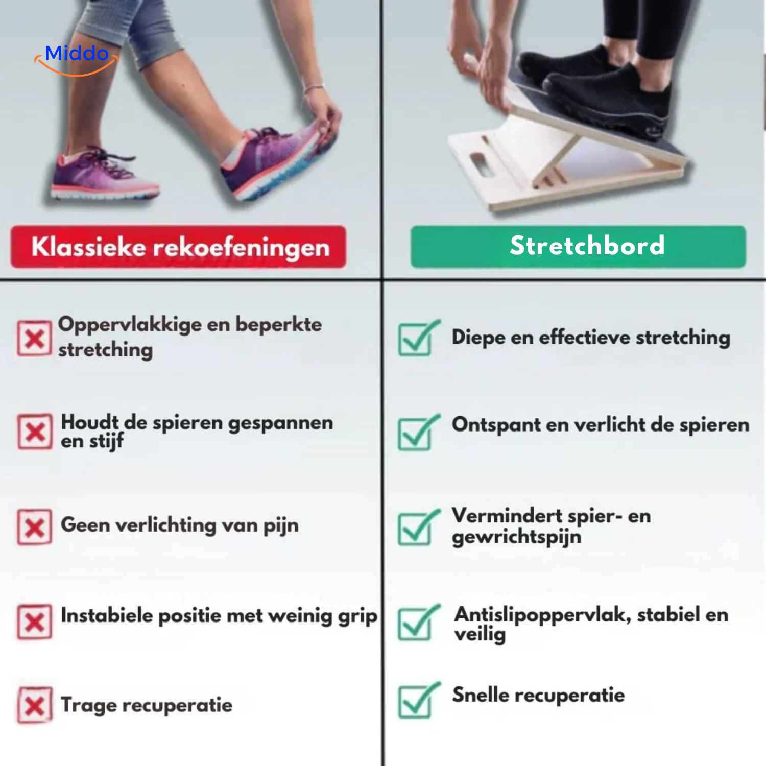 Flexiplank™ Stretchbord | Verstelbaar, Antislip & Spierverlichting