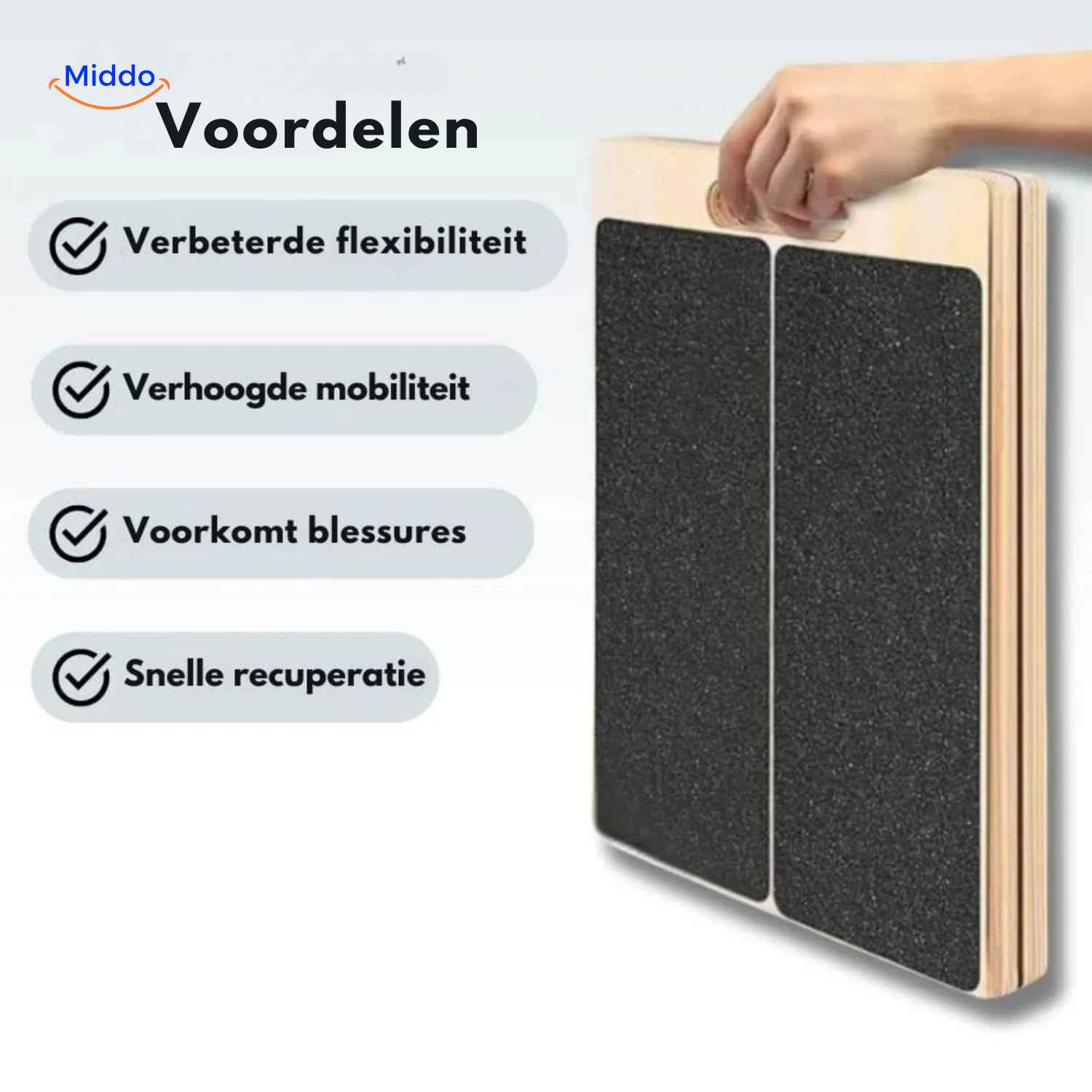 Flexiplank™ Stretchbord | Verstelbaar, Antislip & Spierverlichting