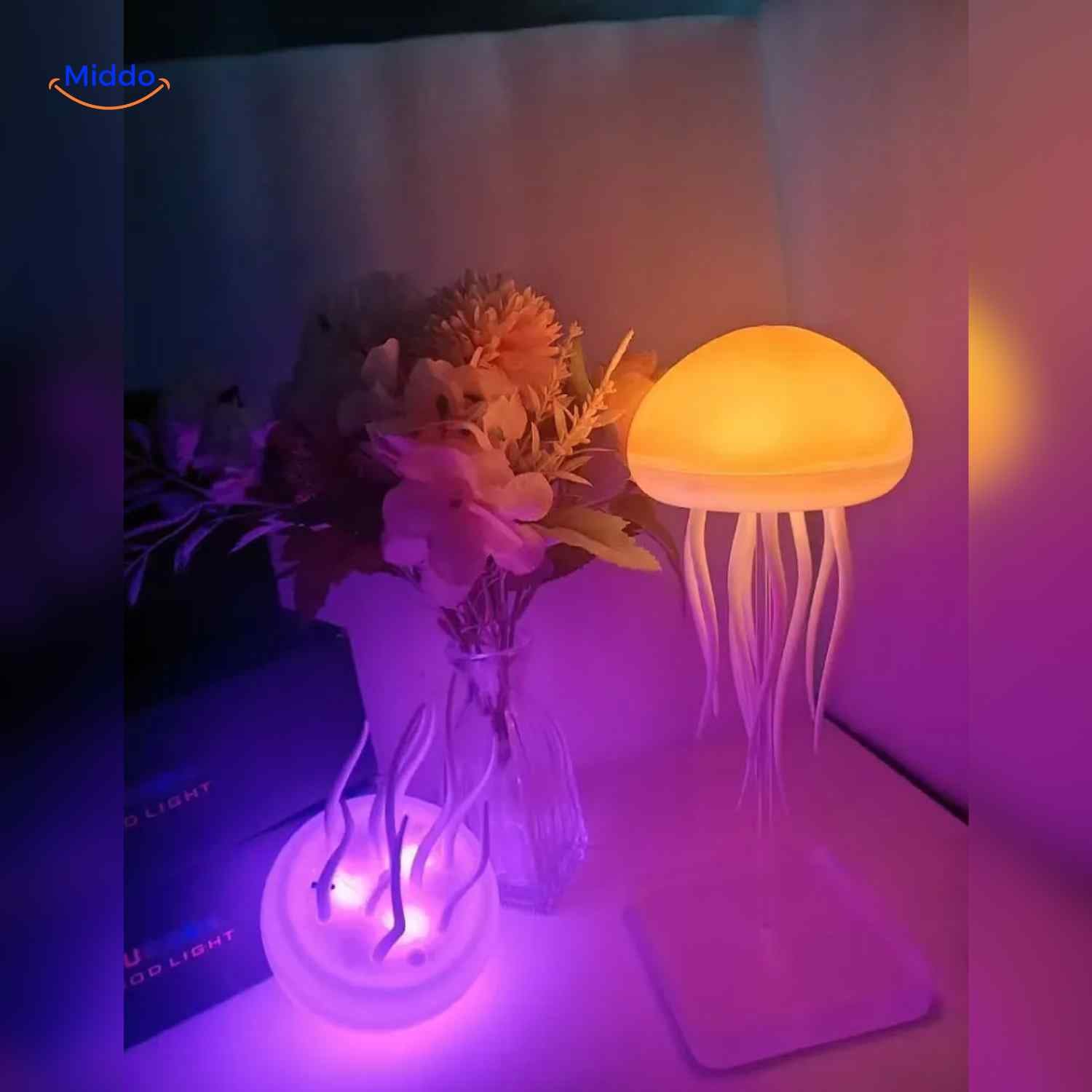 JellyGlow™ Lamp | Zwemmende Kwallen lamp, Kleurovergang & Nachtlicht