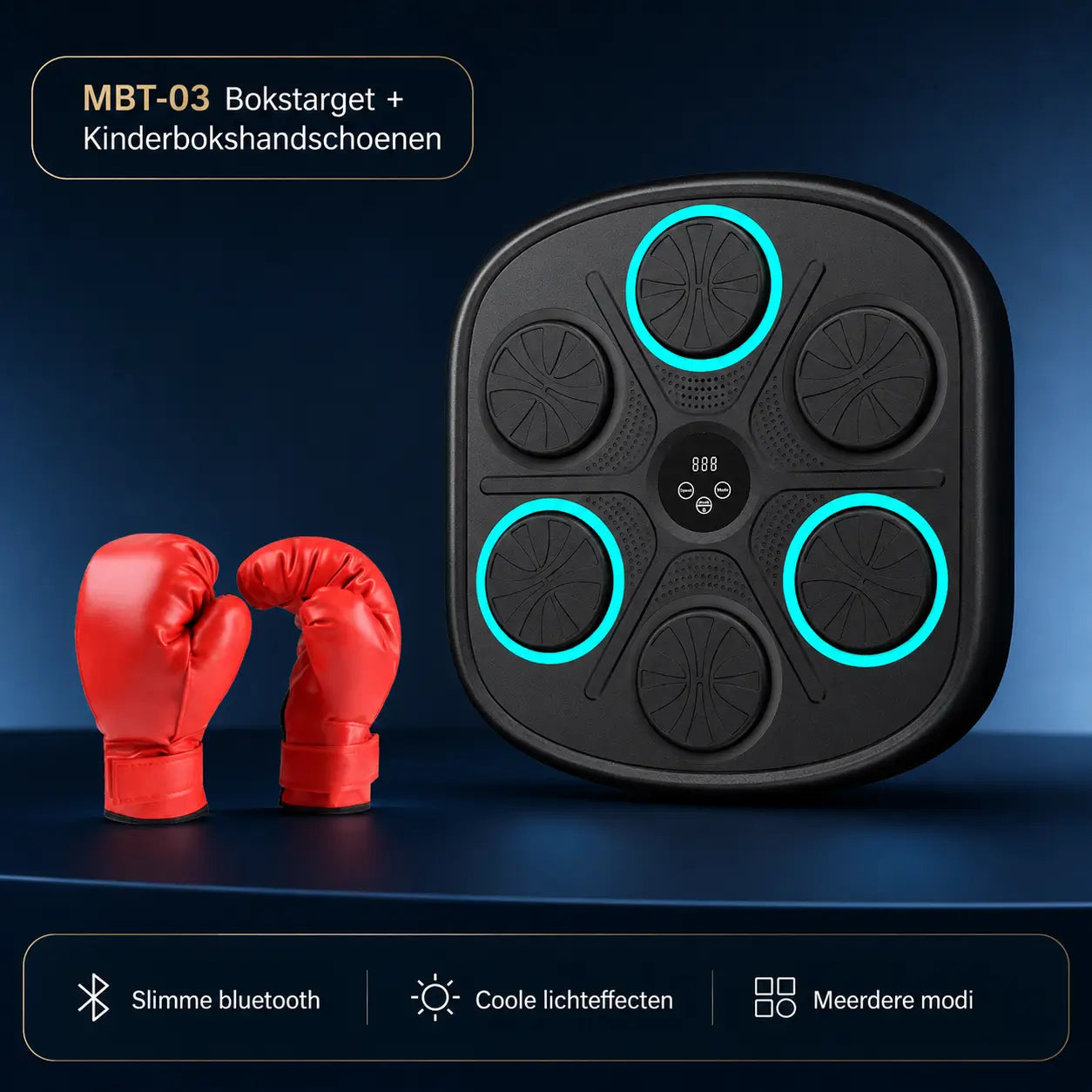 BoxProโข Smart Muziek Boksmachine โ Interactief Boksen voor Thuis