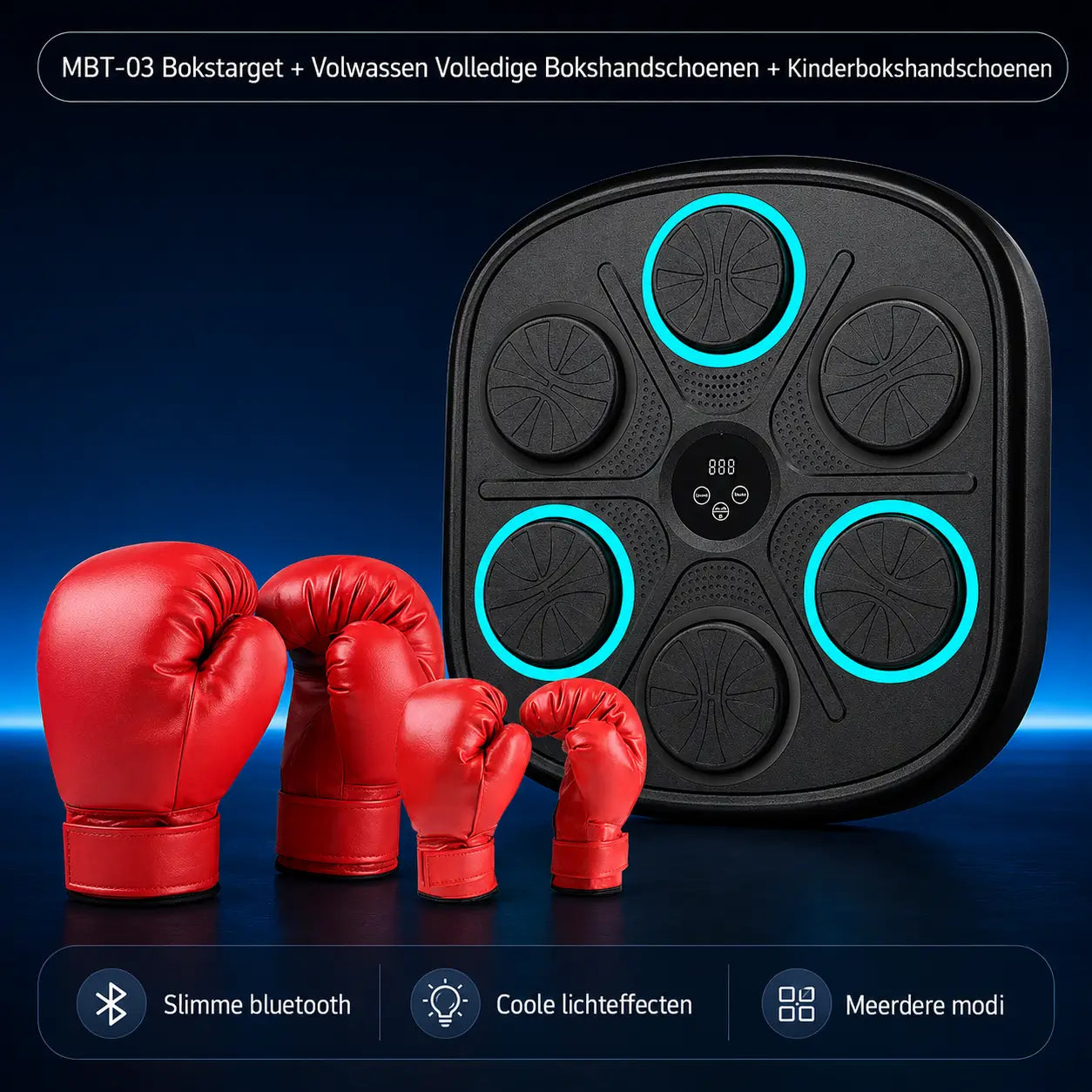 BoxProโข Smart Muziek Boksmachine โ Interactief Boksen voor Thuis