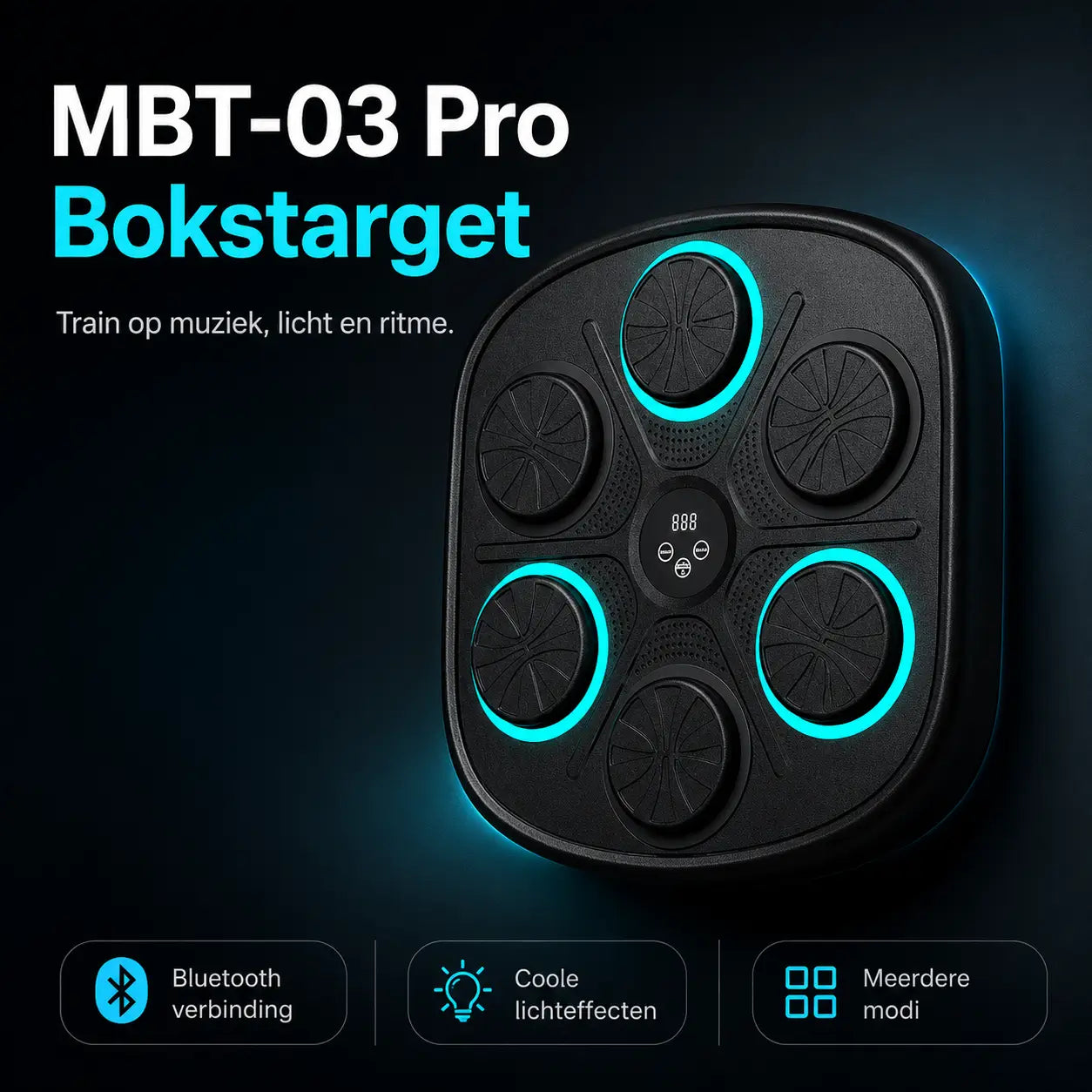 BoxProโข Smart Muziek Boksmachine โ Interactief Boksen voor Thuis