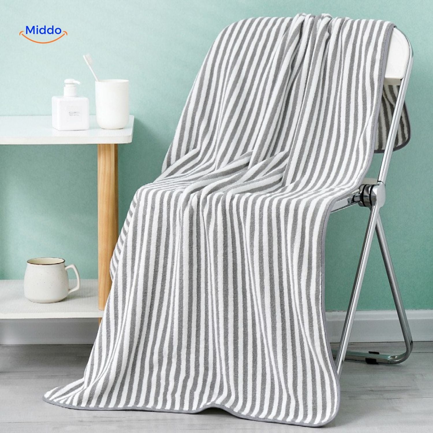 PineappleGrid™ Badhanddoek | Snel Droog, Absorberend, Perfect Cadeau!