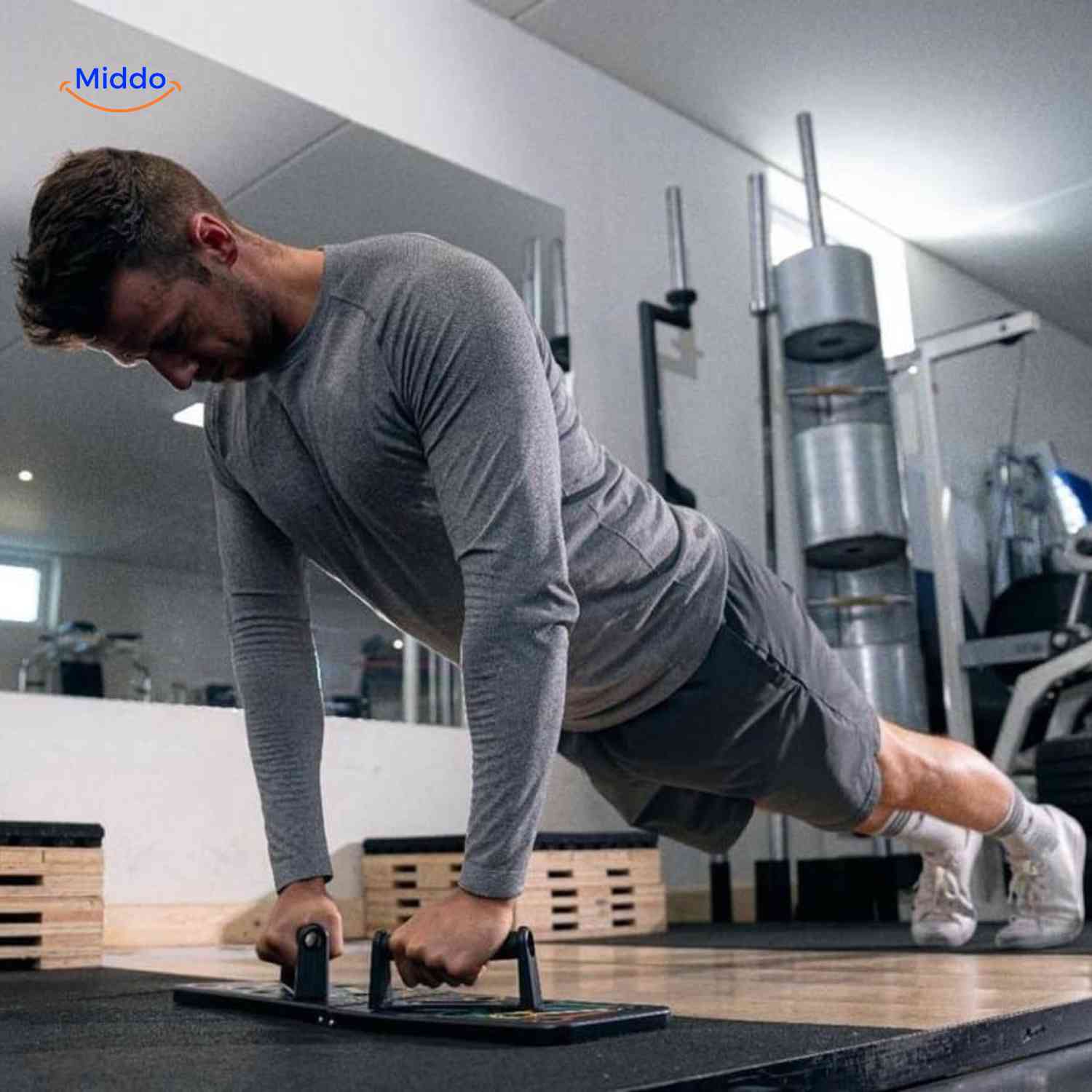 PowerFit™ Push-Up Board | Multifunctioneel, Spierversterkend en Compact