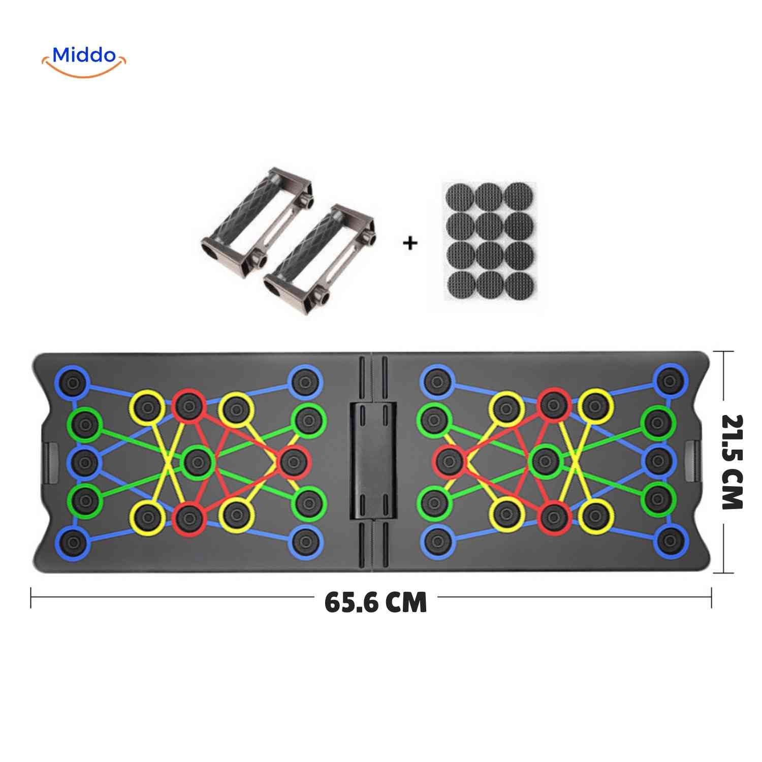 PowerFit™ Push-Up Board | Multifunctioneel, Spierversterkend en Compact