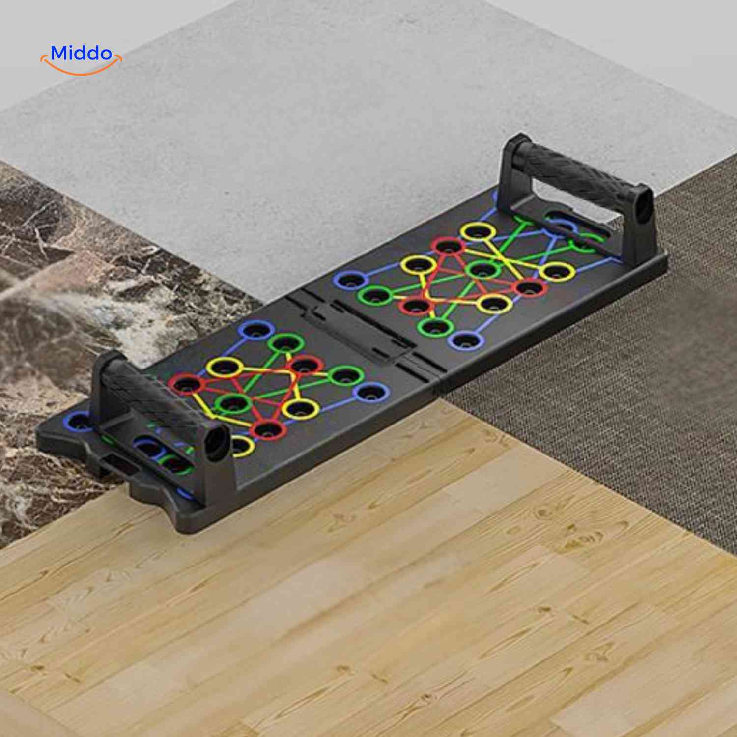 PowerFit™ Push-Up Board | Multifunctioneel, Spierversterkend en Compact