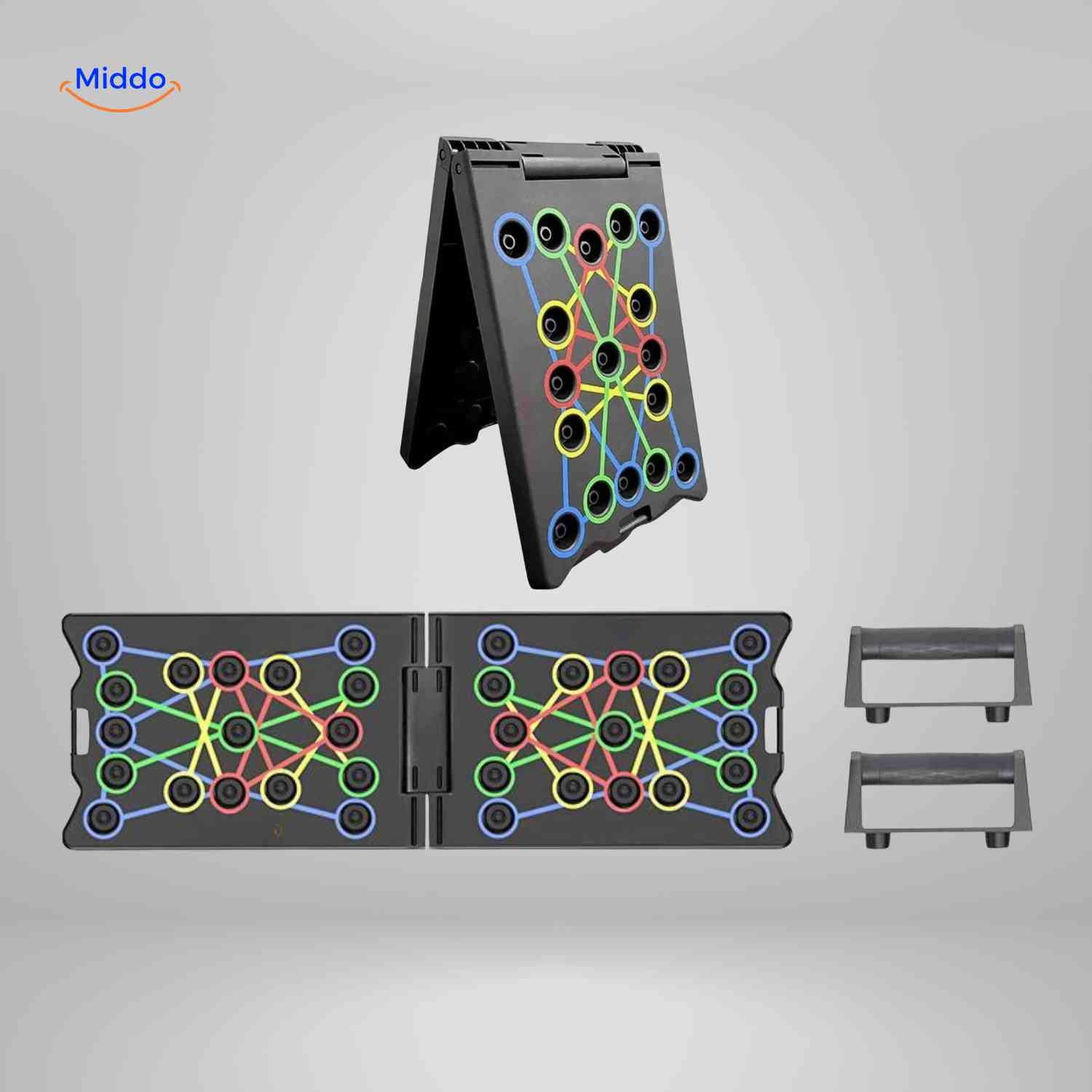 PowerFit™ Push-Up Board | Multifunctioneel, Spierversterkend en Compact