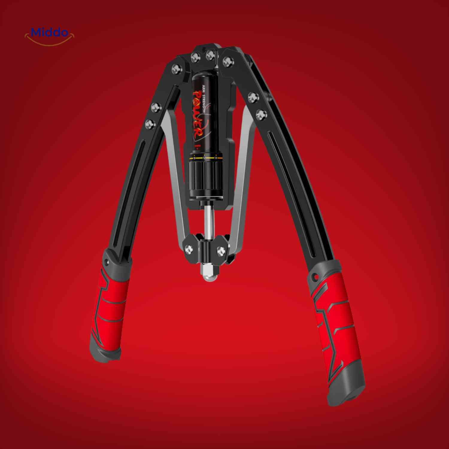 PowerFlex™ Arm Trainer | Verstelbaar (10-200kg), Sterke Grip & Thuisfitness