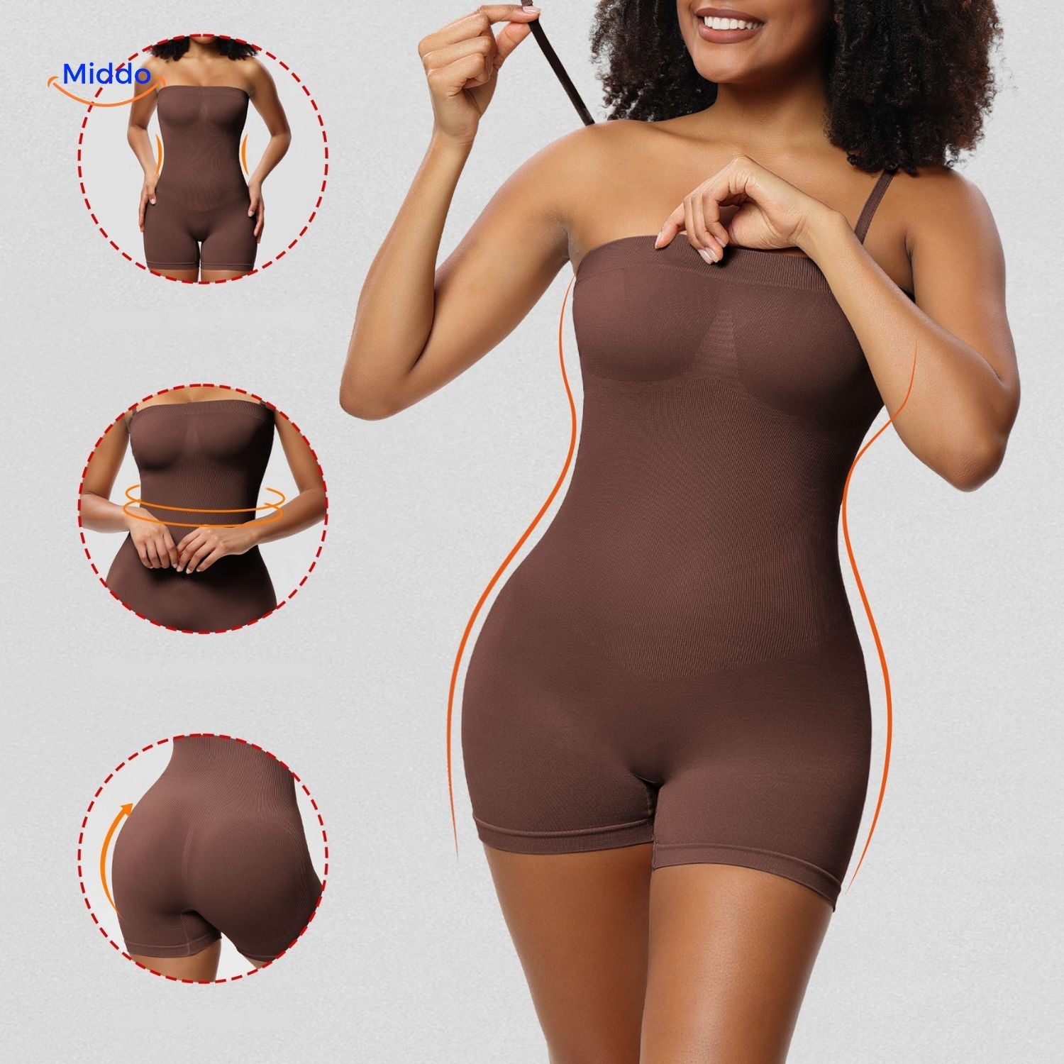 ShapelyFit™ Lichaamsvormende Bodysuit | Verstevigend en Comfortabel