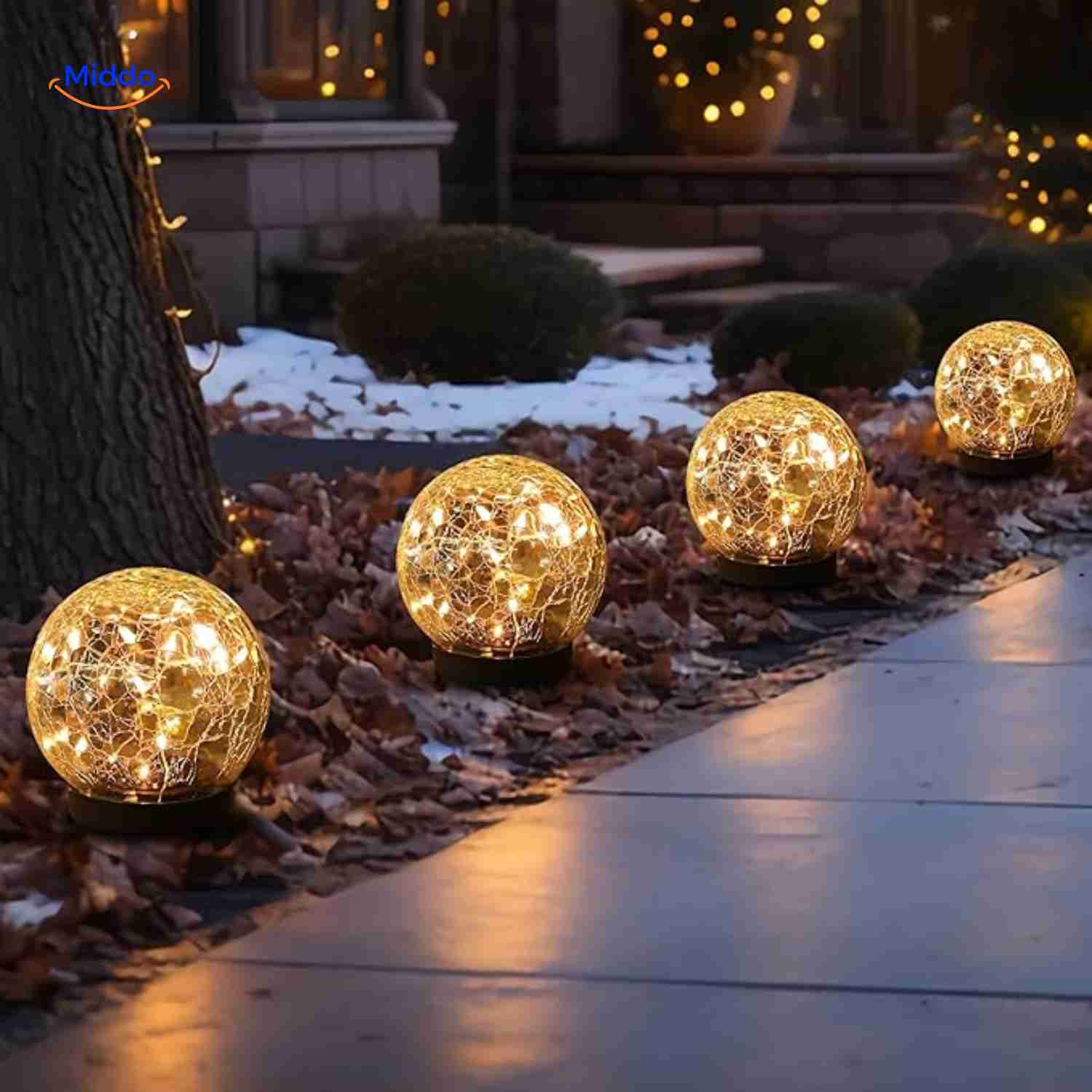 Solvion™ Lamp | Solar Verlichting, Waterdicht & Sfeervol Voor Elke Tuin