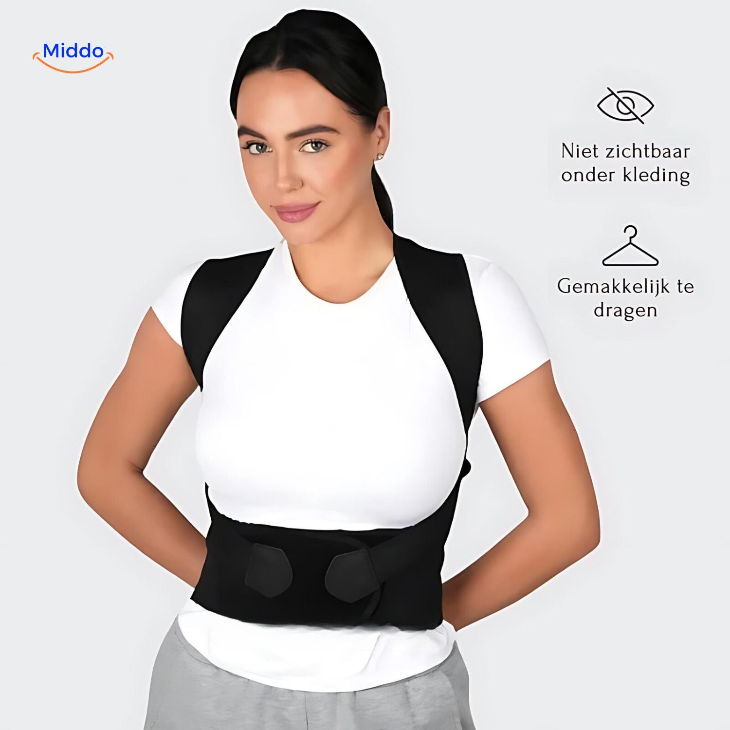 Postura™ Rugondersteuning 2.0 – Voor een Rechtere Houding & Comfortabele Rugsteun