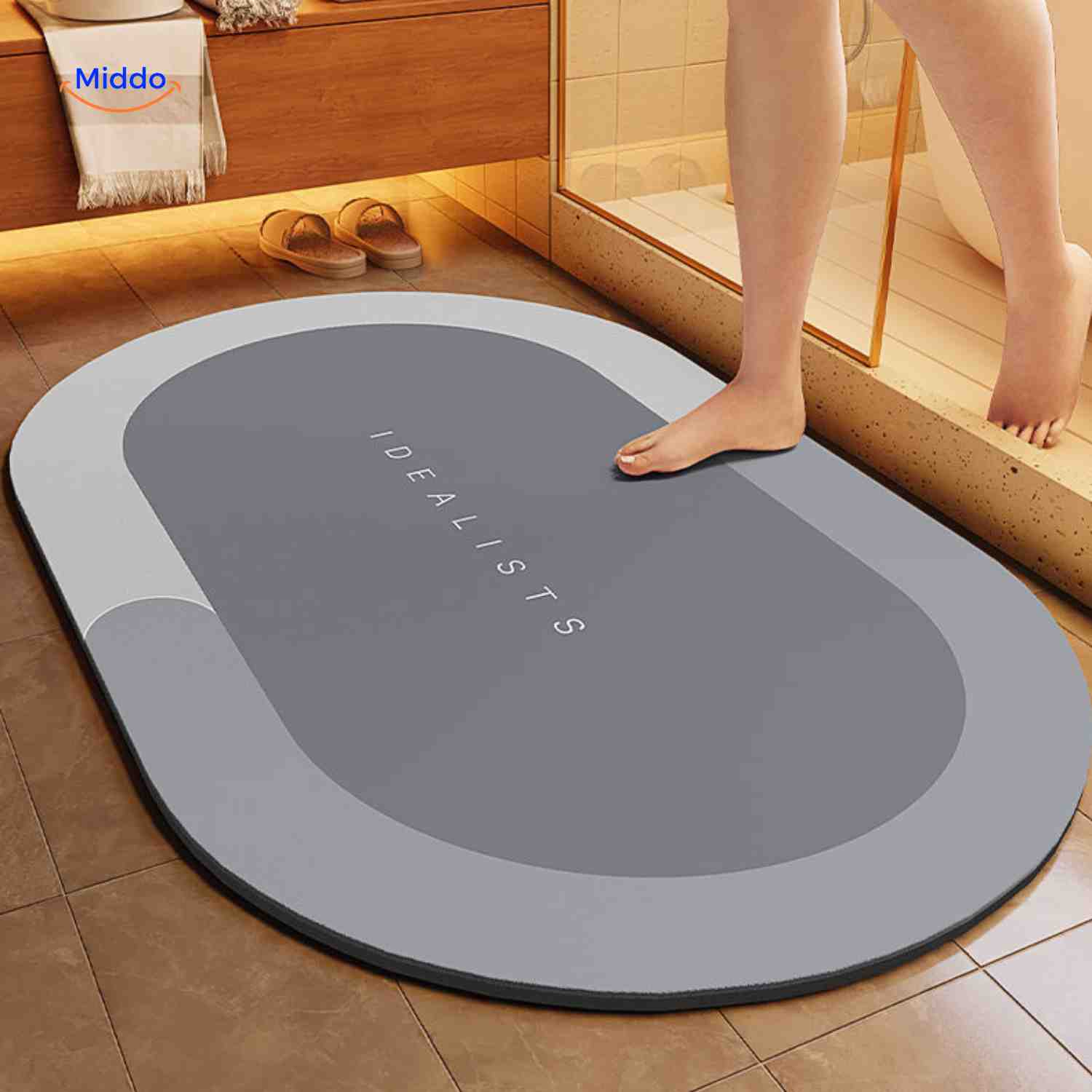 Aquastep™ Badmat | Sneldrogend, Antislip en Waterabsorberend