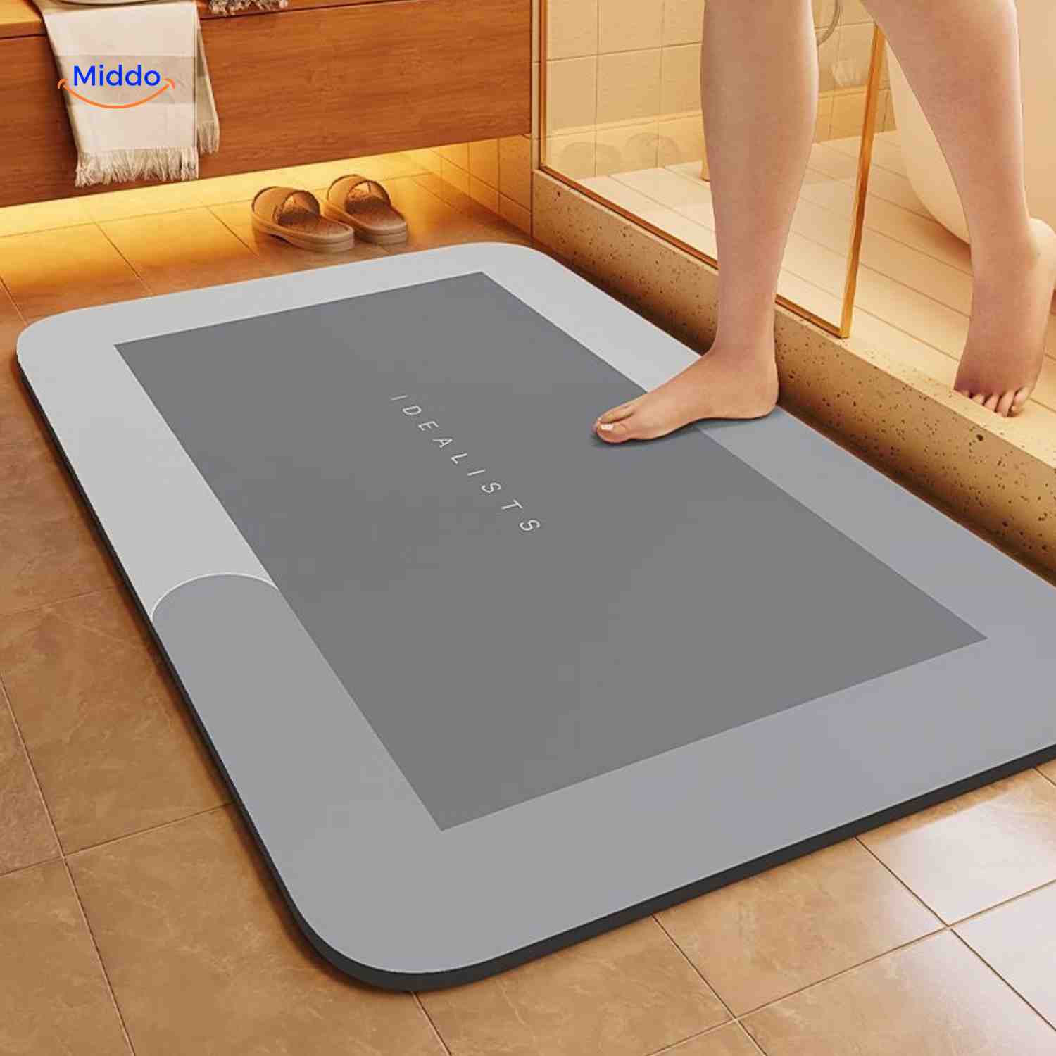 Aquastep™ Badmat | Sneldrogend, Antislip en Waterabsorberend