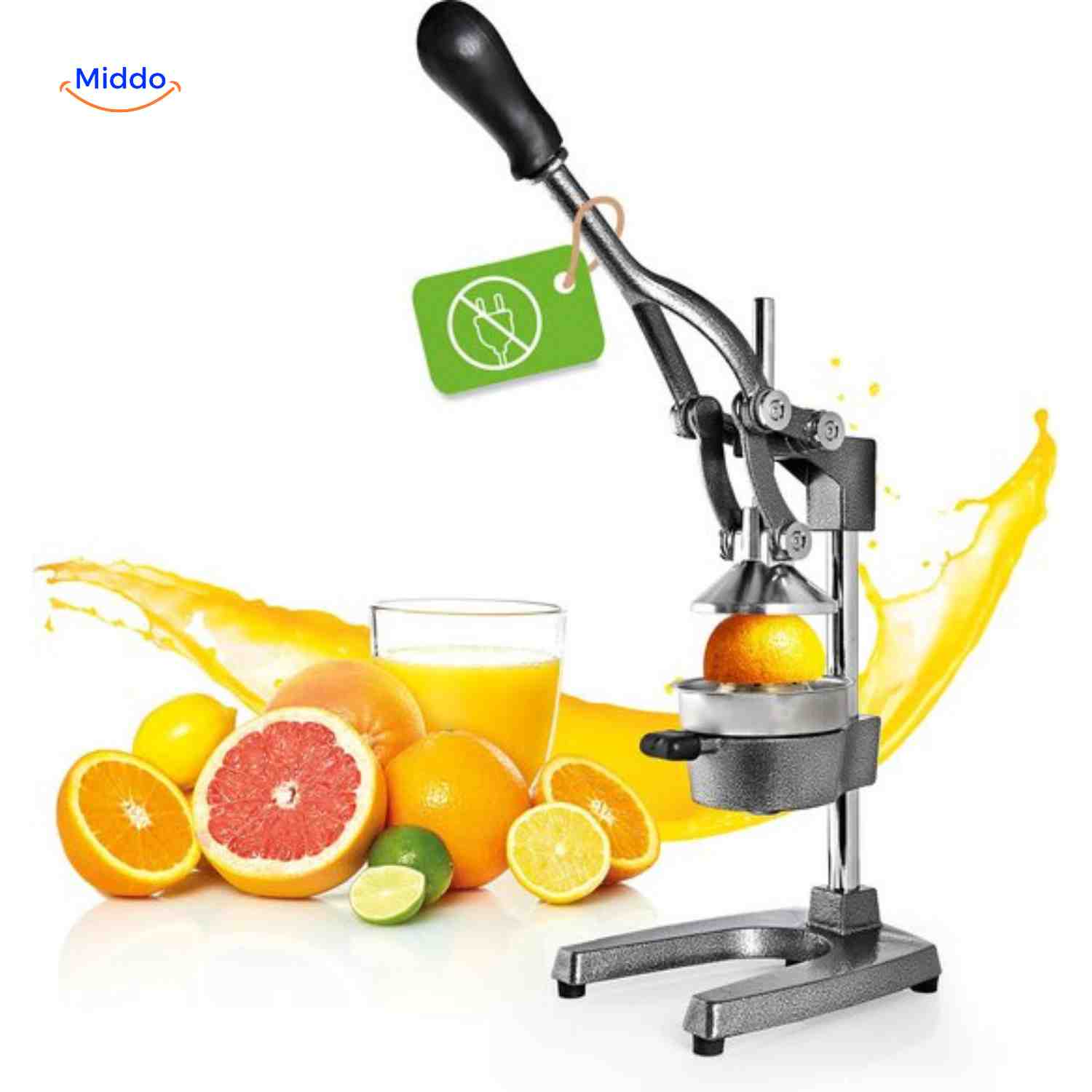 Citripress™ Juicer | Gietijzer, Citrus Pers & Vers Sap Gemakkelijk