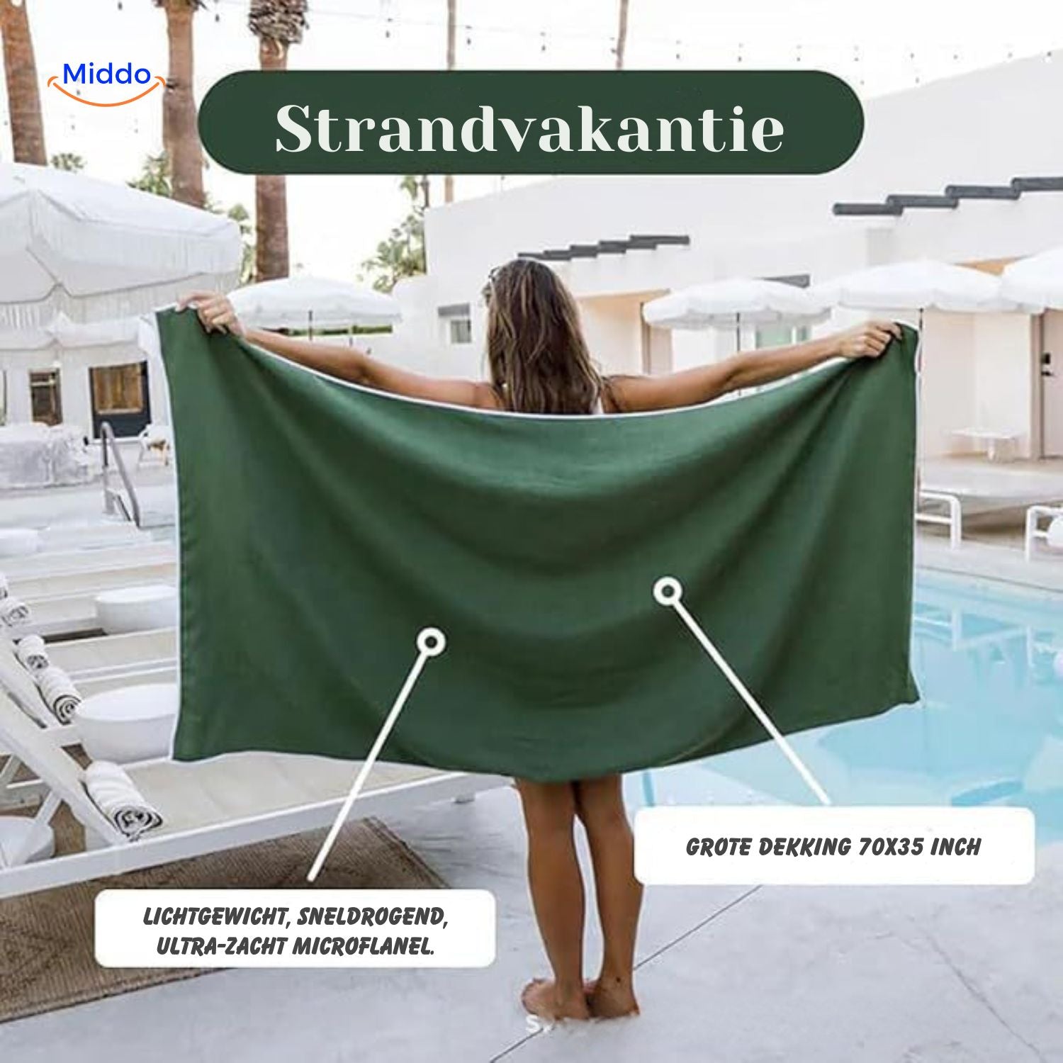MagnaTowel™ Strand | Ultra-Absorberend, Sneldrogend & Magnetisch Ontwerp!