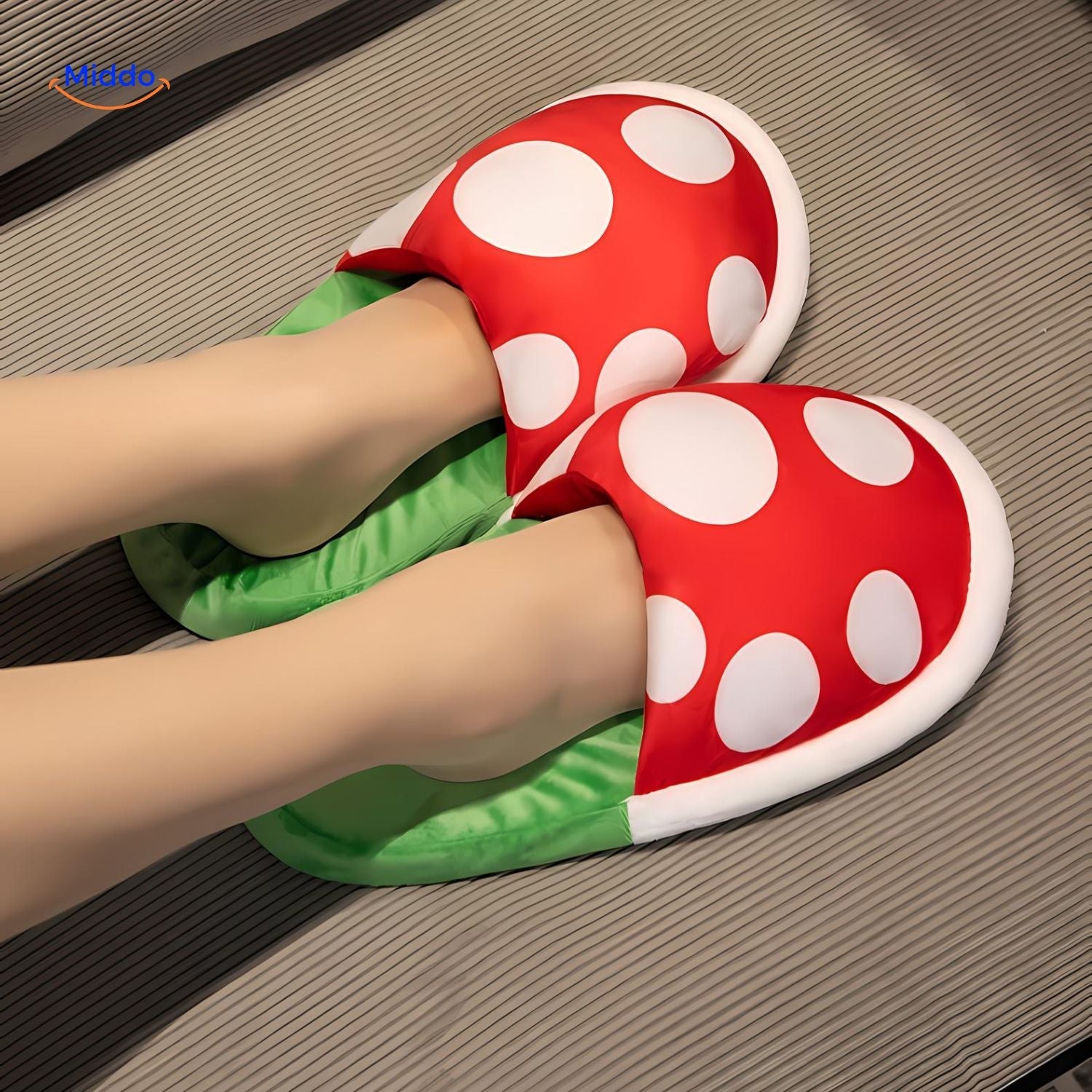 MushroomSlippers™ - Warme, Schattige Anime-Gameschoenen Van Katoen | Uniek Ontwerp