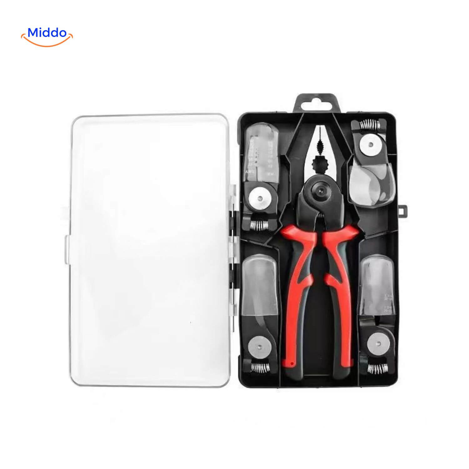 ProTool™ 6-in-1 | Multifunctionele Set – Tangen, Draadstripper, Steeksleutel!