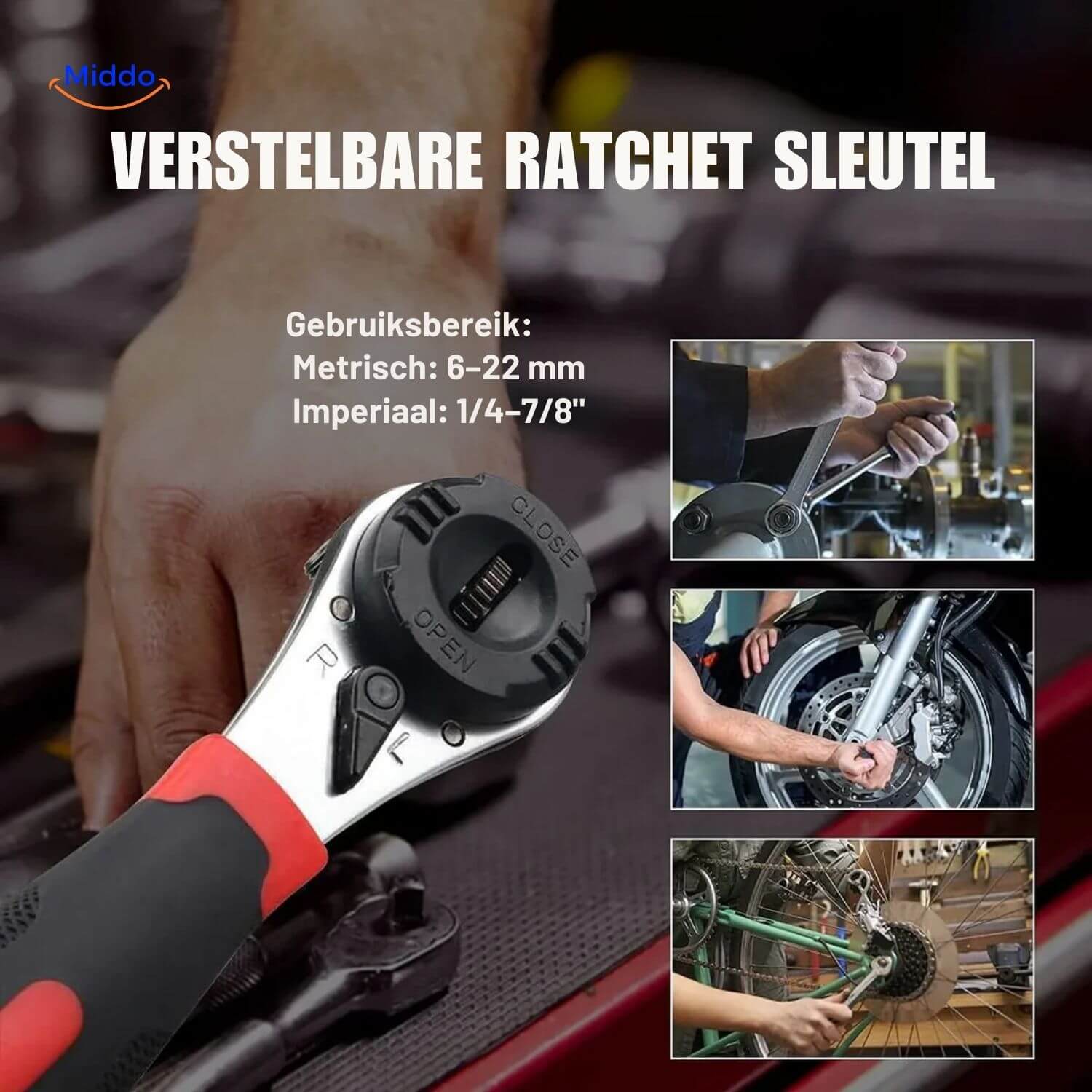 ProTool™ 6-in-1 | Multifunctionele Set – Tangen, Draadstripper, Steeksleutel!