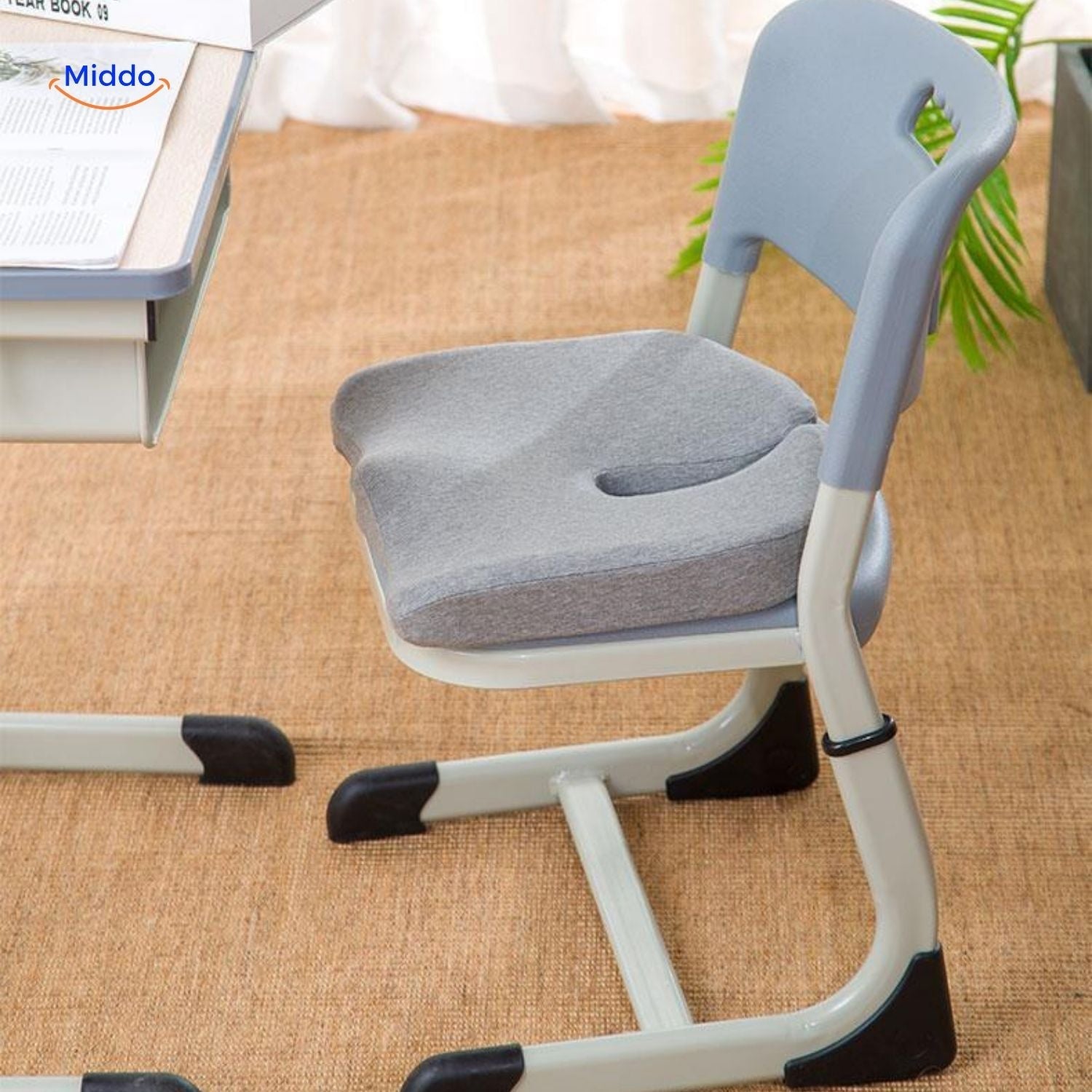 RelaxButt™ Zitkussen | Ademend Traagschuim Kussen voor Comfort