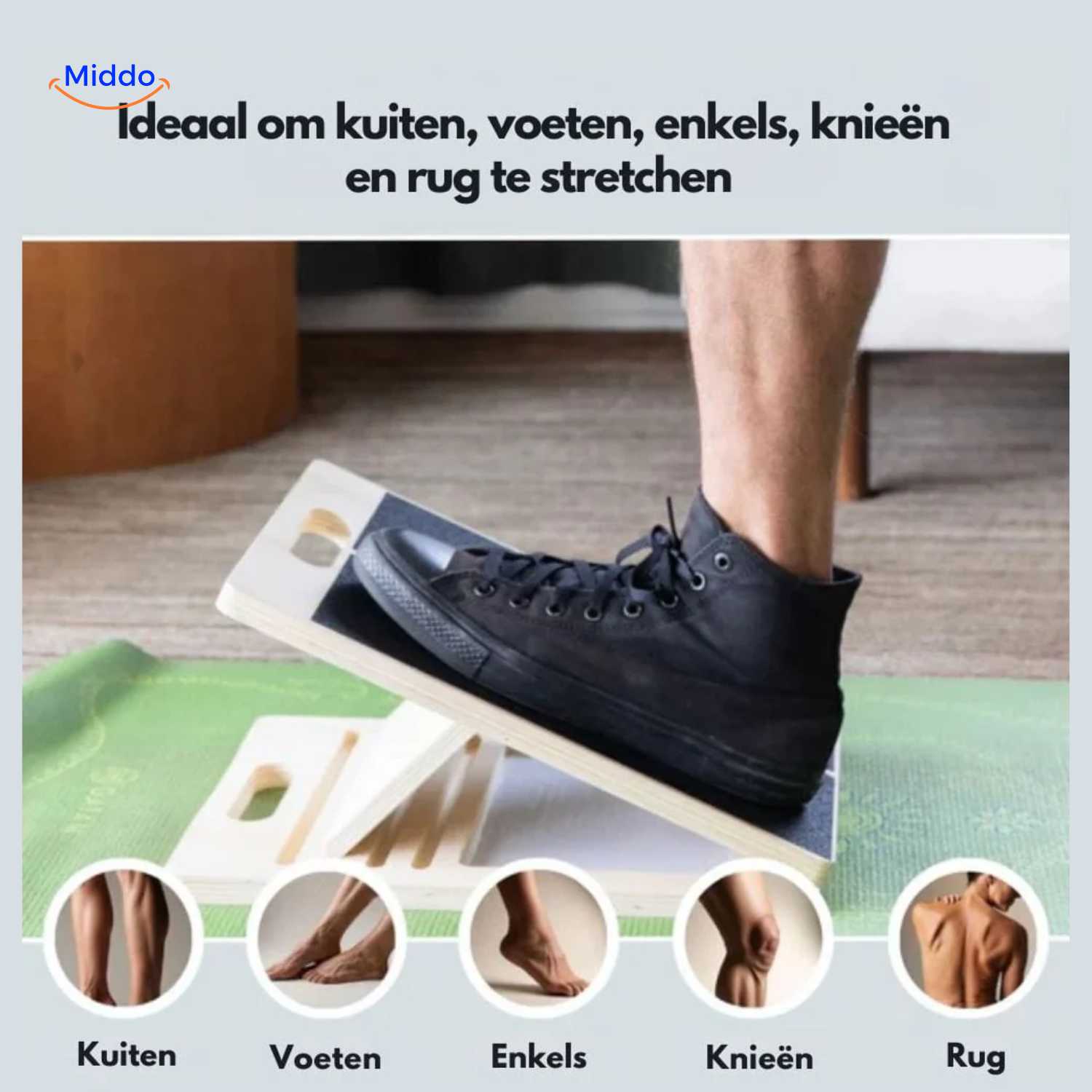 Flexiplank™ Stretchbord | Verstelbaar, Antislip & Spierverlichting