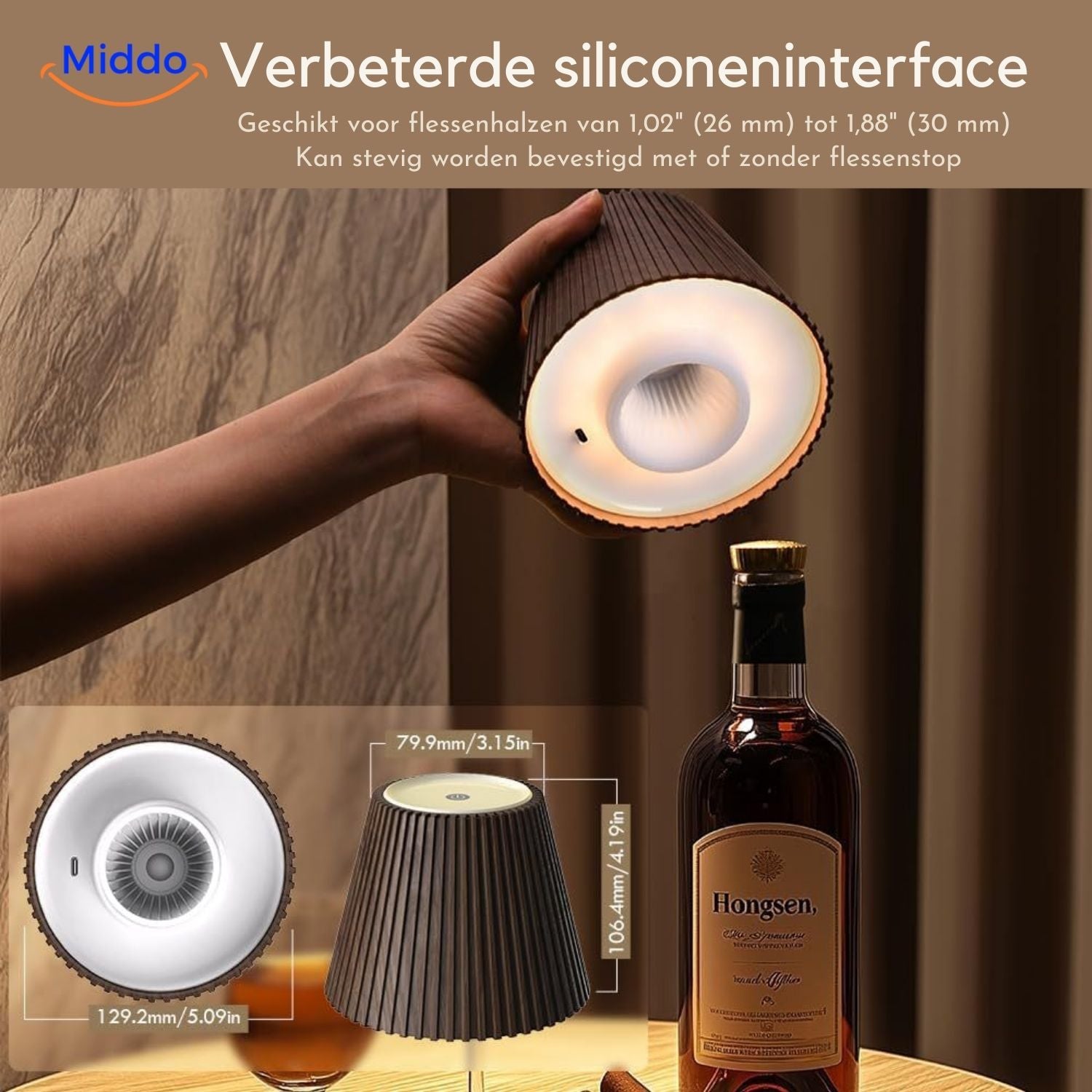 LumaVino™ Wijnlamp – Maak van Elke Fles een Betoverende Lichtbron!