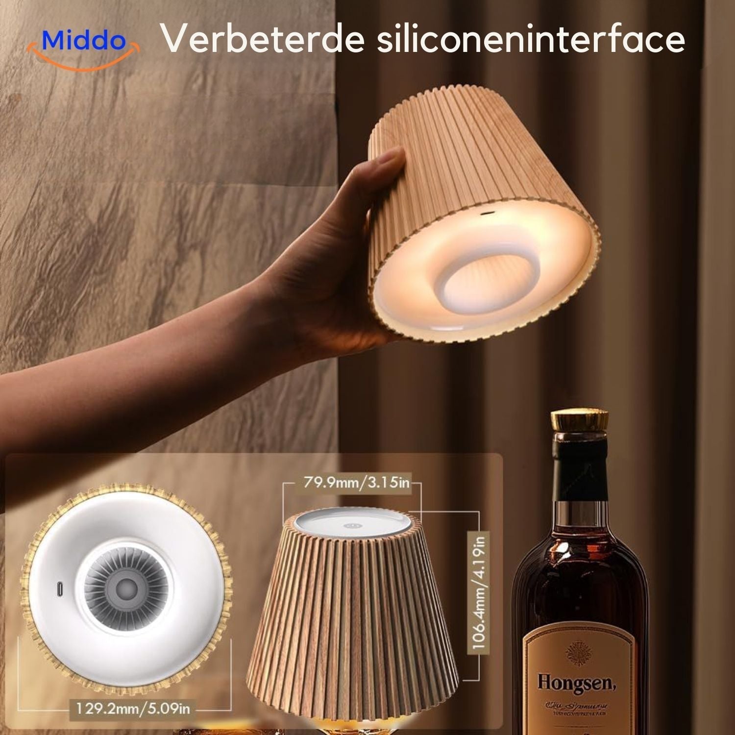 LumaVino™ Wijnlamp – Maak van Elke Fles een Betoverende Lichtbron!