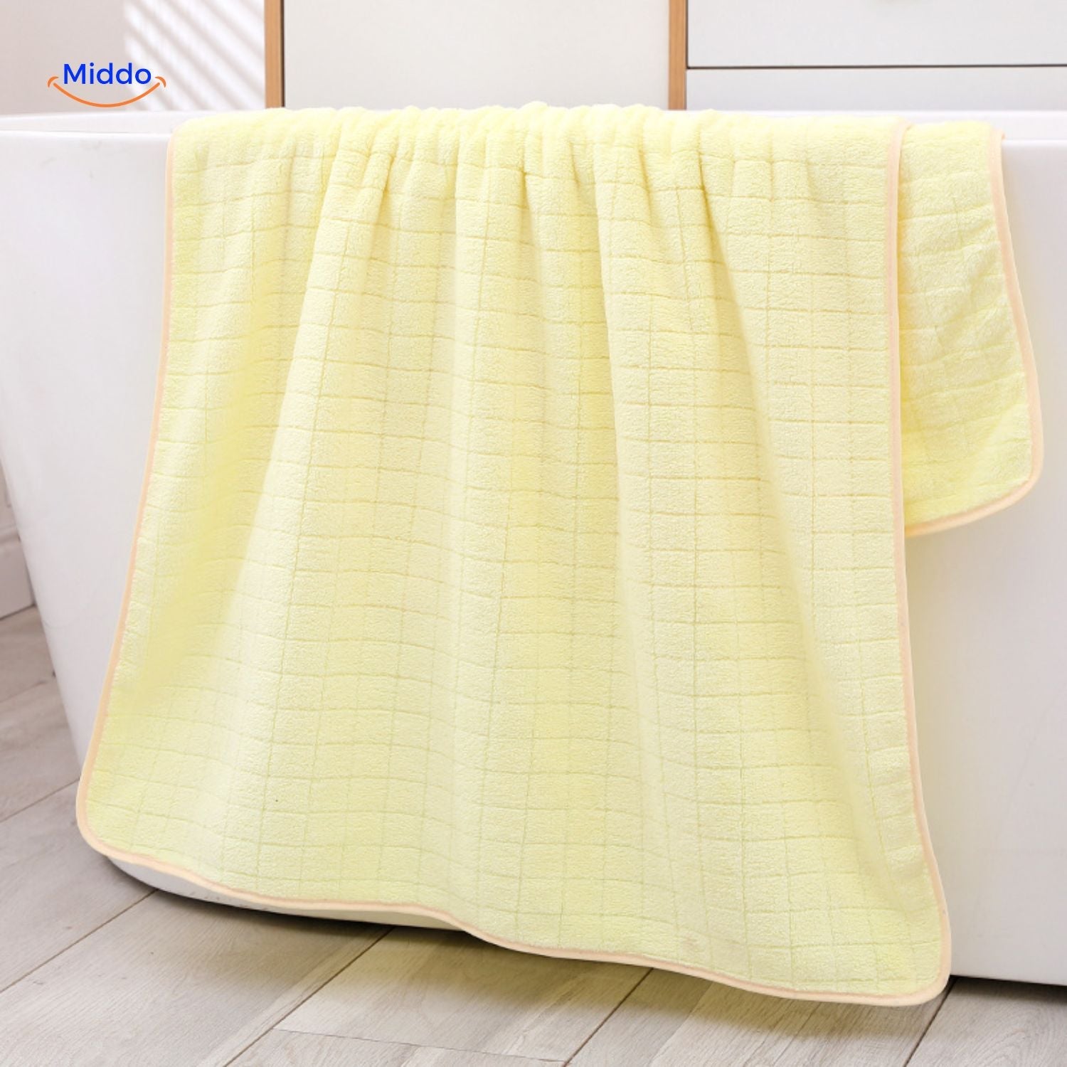 PineappleGrid™ Badhanddoek | Snel Droog, Absorberend, Perfect Cadeau!
