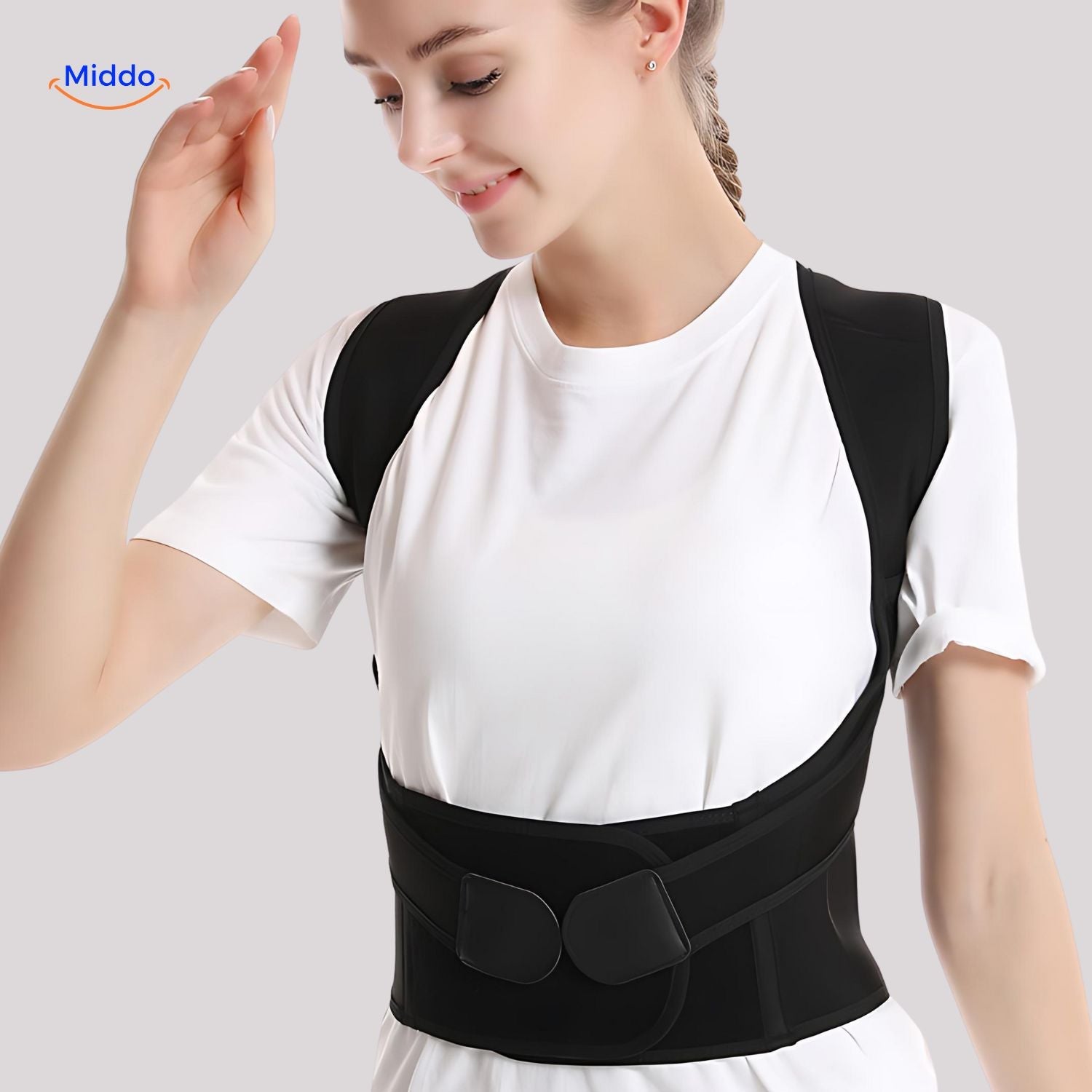 Postura™ Rugondersteuning 2.0 – Voor een Rechtere Houding & Comfortabele Rugsteun