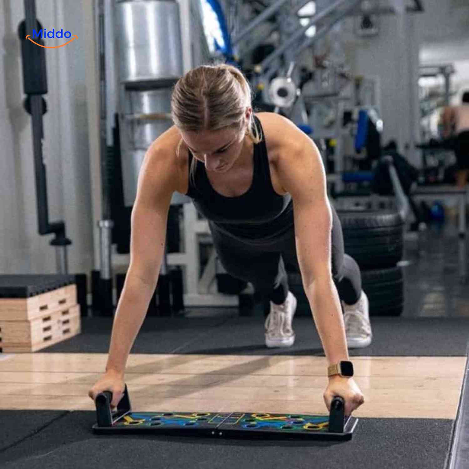 PowerFit™ Push-Up Board | Multifunctioneel, Spierversterkend en Compact