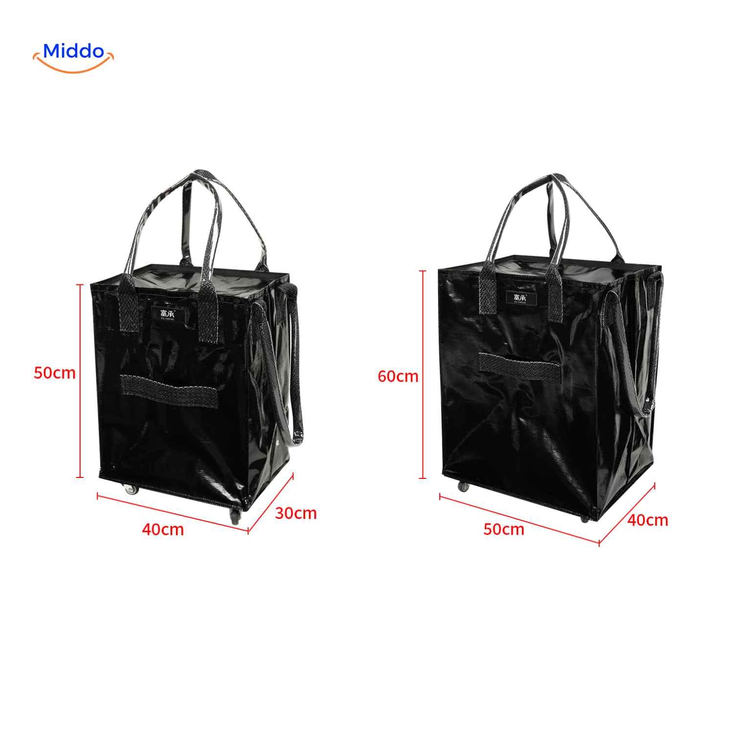 Rollexa™ Trolleytas | Boodschappenwagen, Opvouwbaar & Grote Capaciteit