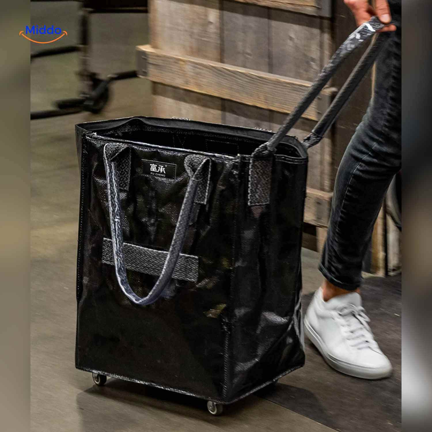 Rollexa™ Trolleytas | Boodschappenwagen, Opvouwbaar & Grote Capaciteit