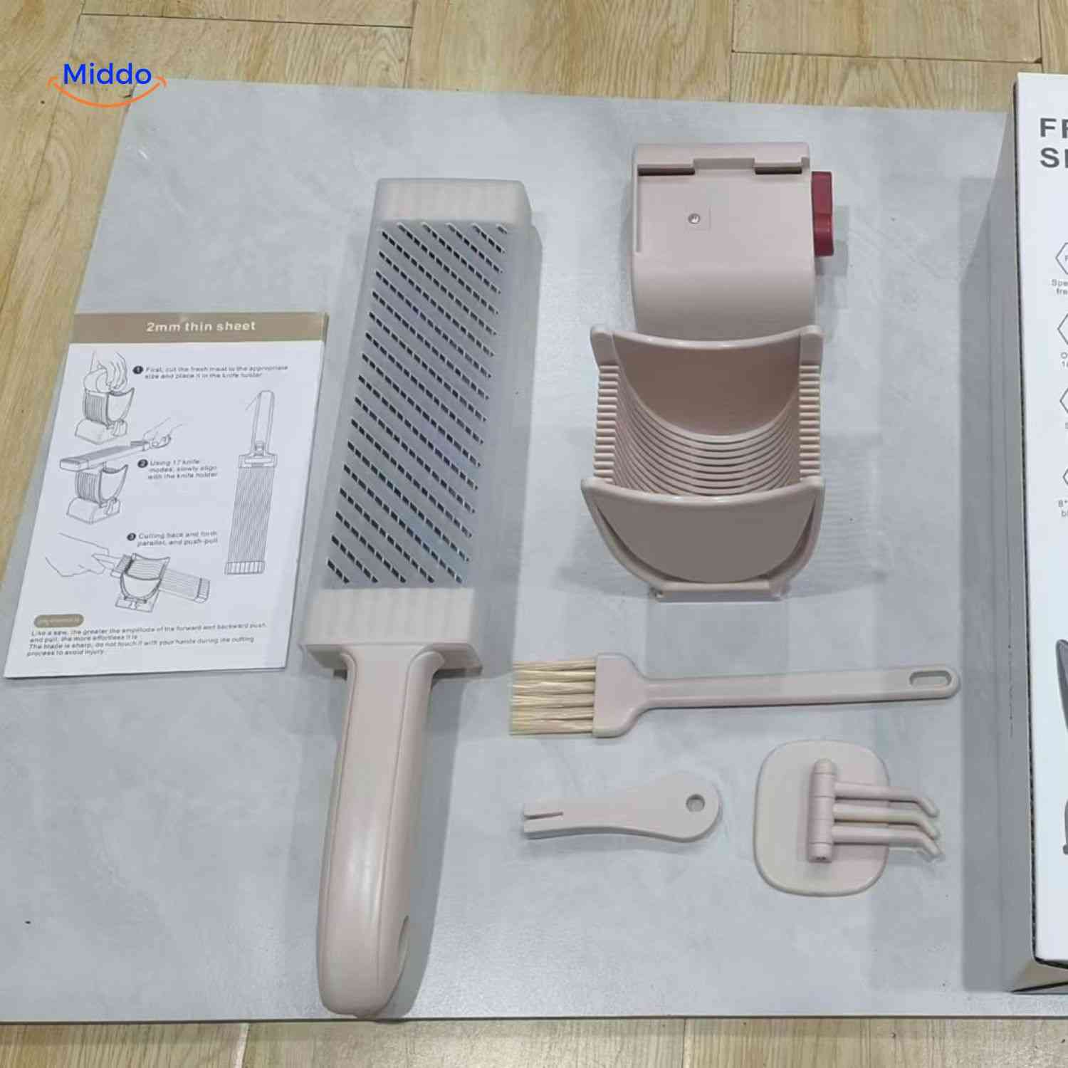 Slicora™ Vlees Snijset | Handmatig, Dunne Plakken & Multi-functie
