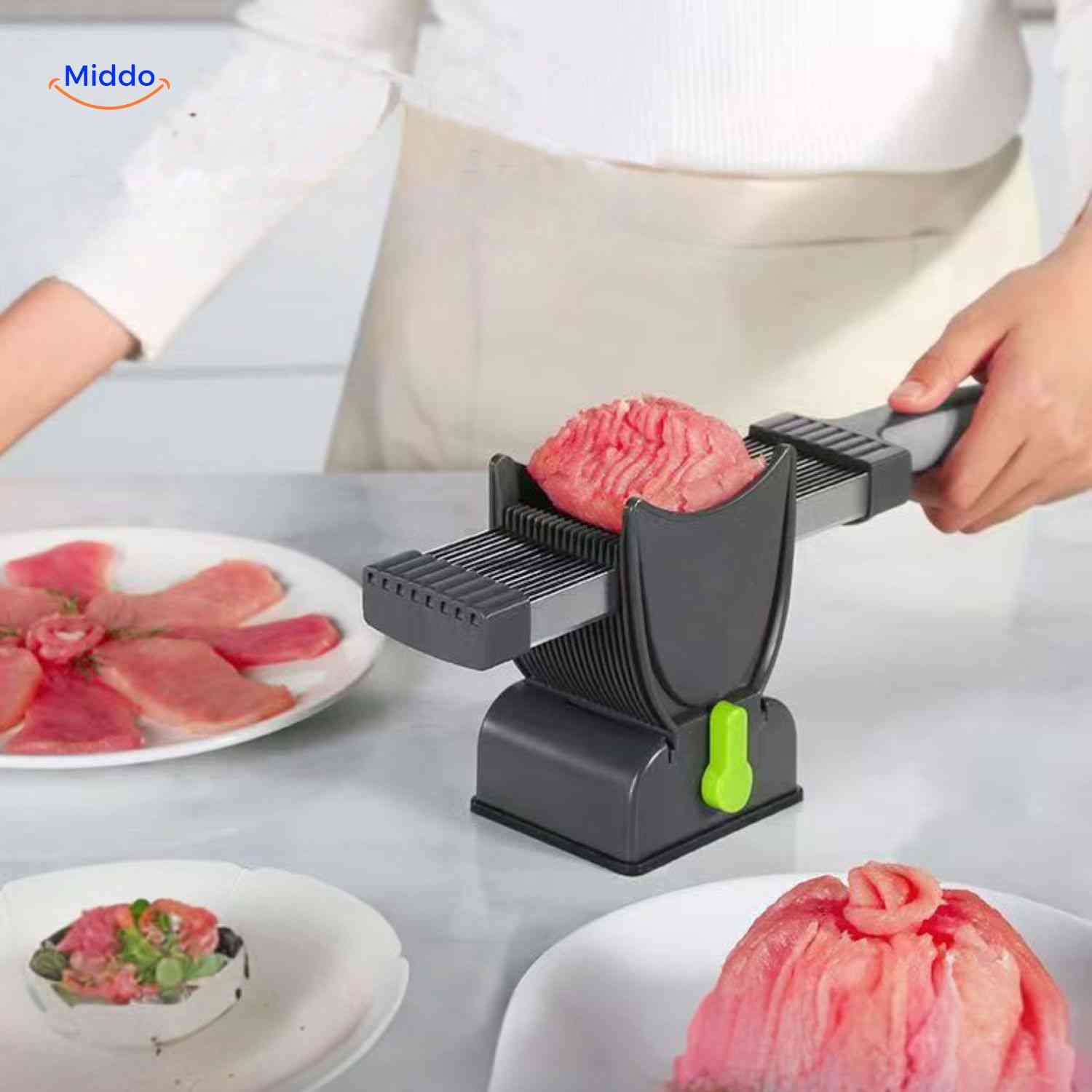 Slicora™ Vlees Snijset | Handmatig, Dunne Plakken & Multi-functie