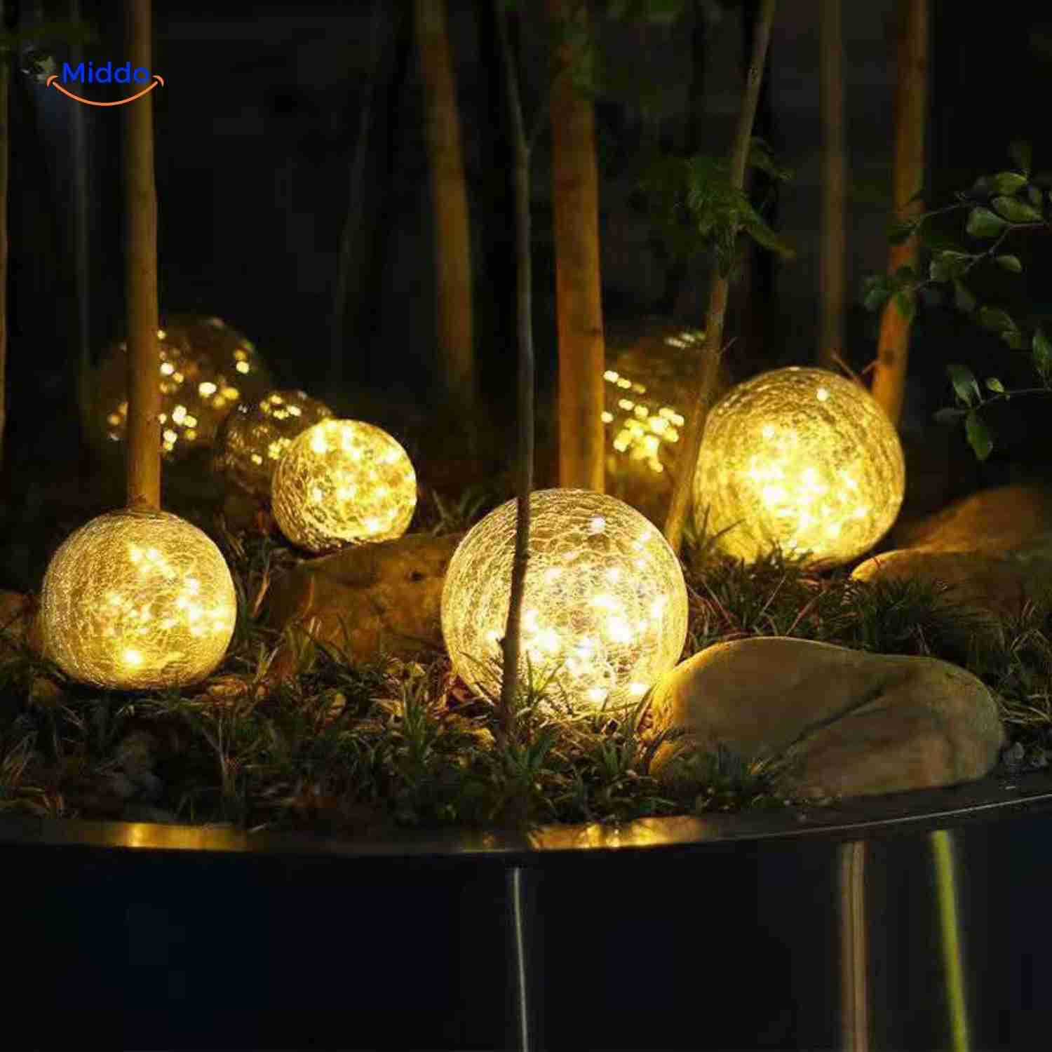 Solvion™ Lamp | Solar Verlichting, Waterdicht & Sfeervol Voor Elke Tuin