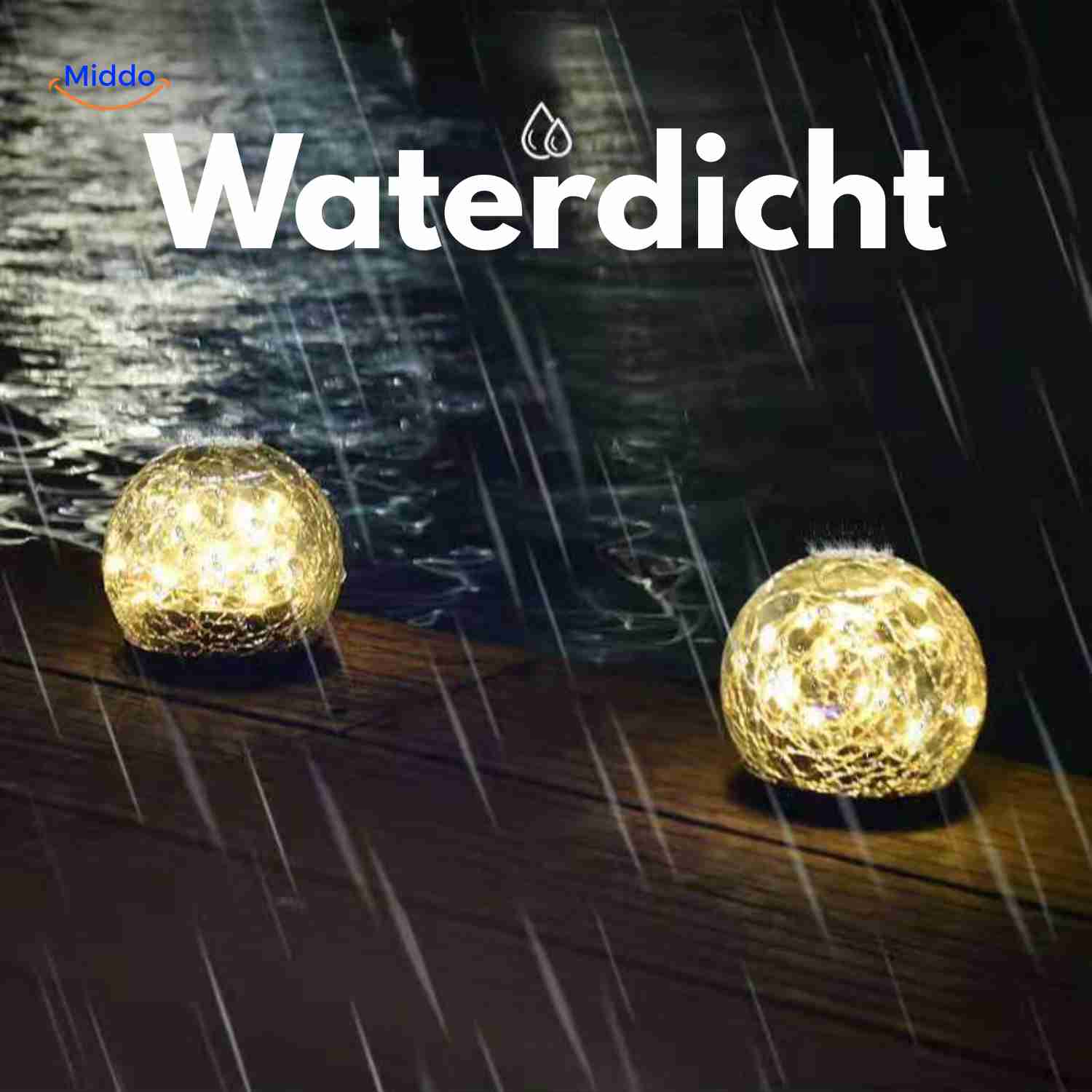 Solvion™ Lamp | Solar Verlichting, Waterdicht & Sfeervol Voor Elke Tuin