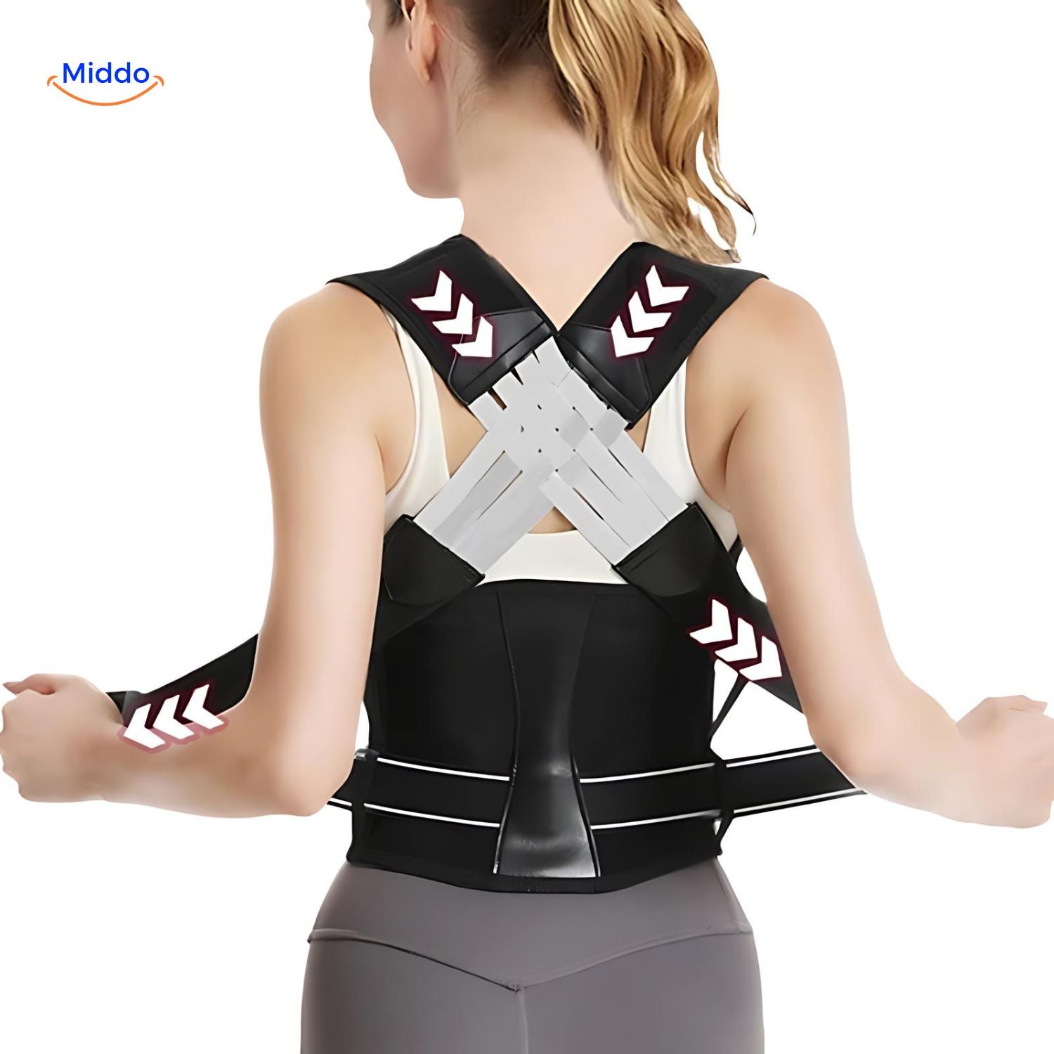 Postura™ Rugondersteuning 2.0 – Voor een Rechtere Houding & Comfortabele Rugsteun